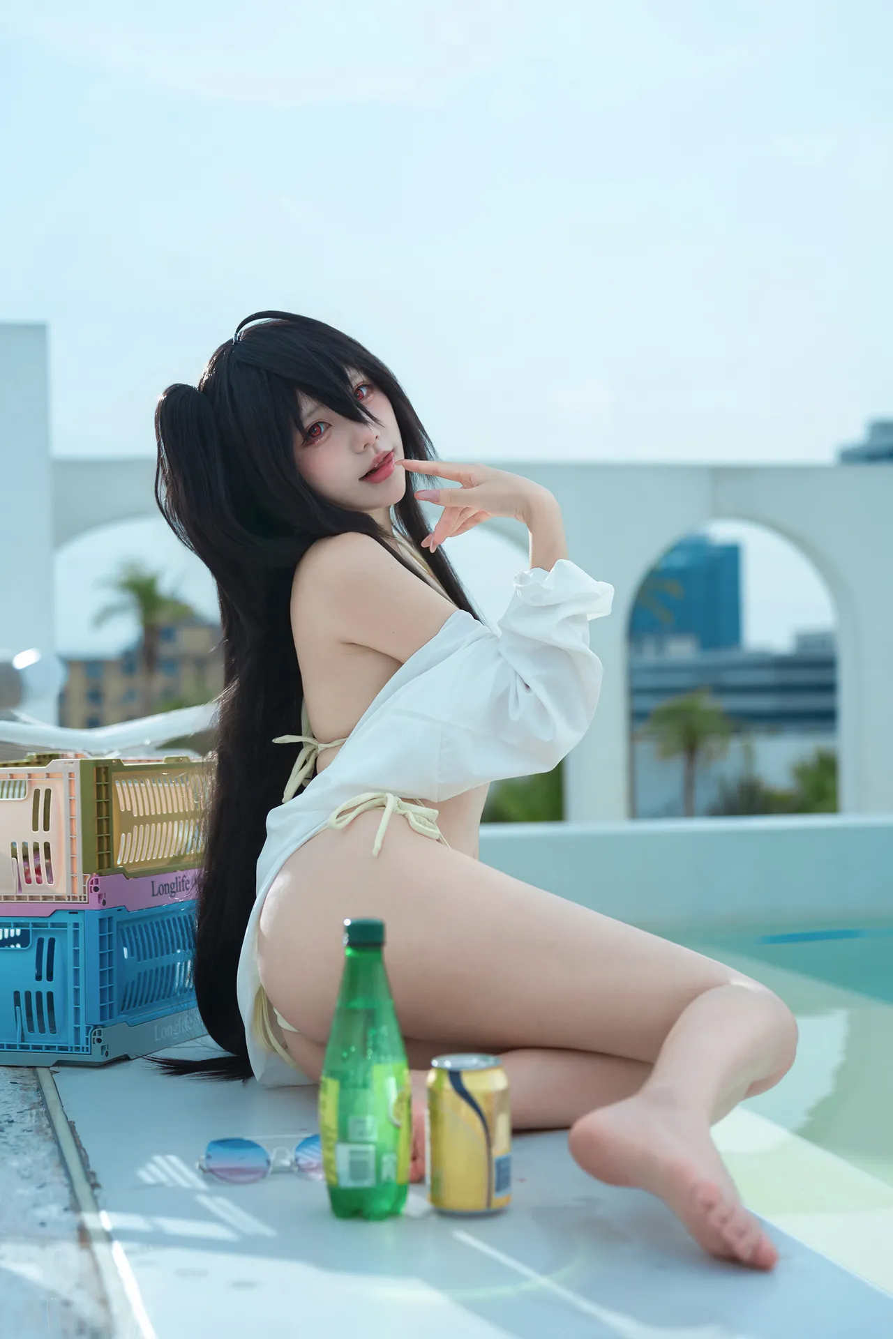 Is it a teddy bear? - Azur Lane Taihou swimsuit Is it a teddy bear? - Azur Lane Taihou swimsuit