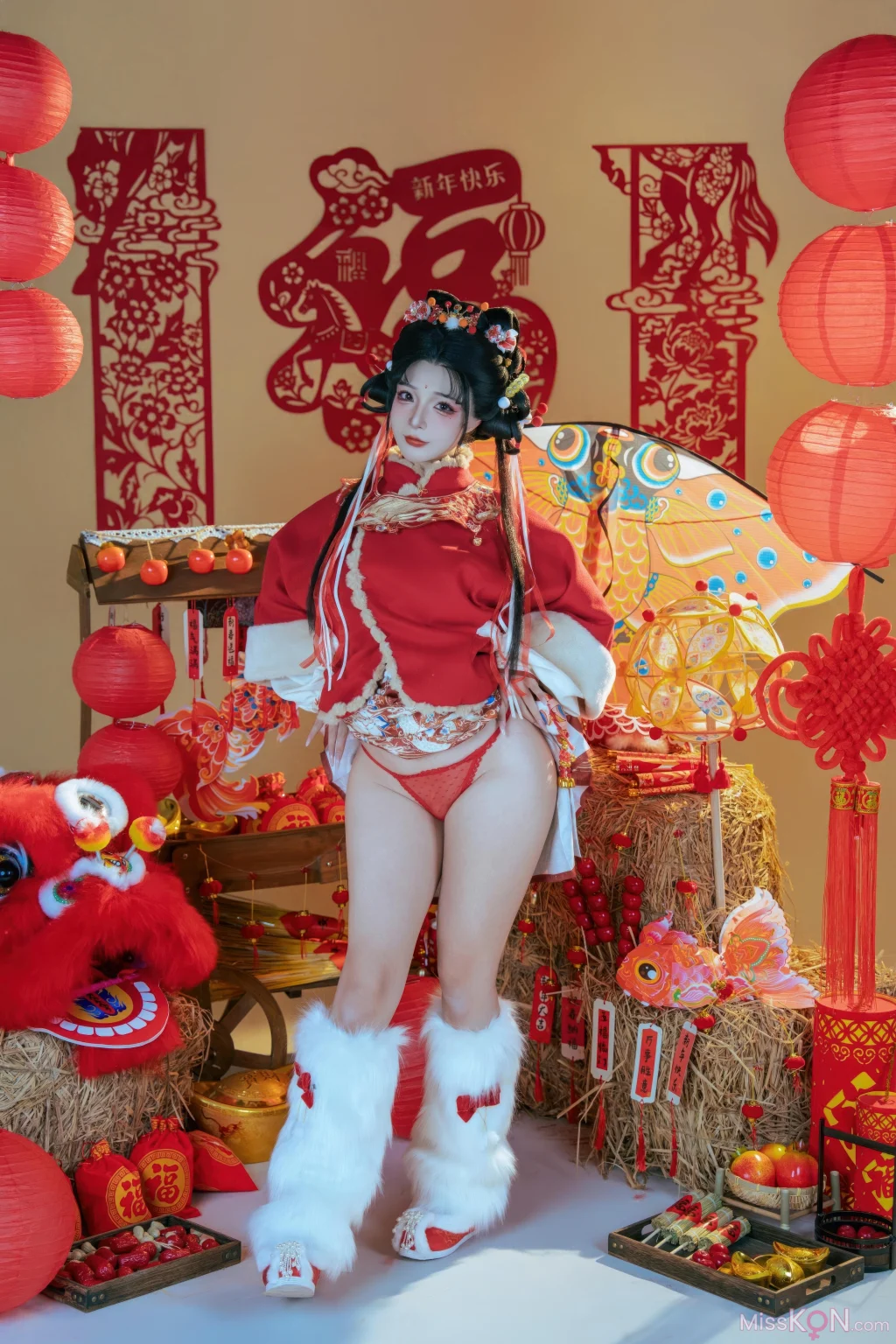 Coser@yuuhui Yuhui: 2026 Chinese New Year Special Lion Dance Girl (131 photos + 2 videos) Coser@yuuhui Yuhui: 2026 Chinese New Year Special Lion Dance Girl (131 photos + 2 videos)