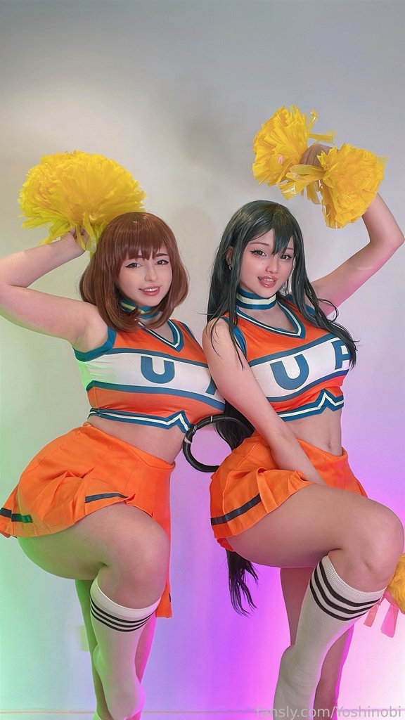 Hidori Rose & Yoshinobi – Tsuyu Asui & Ochako Uraraka (Cheerleader) Hidori Rose & Yoshinobi – Tsuyu Asui & Ochako Uraraka (Cheerleader)