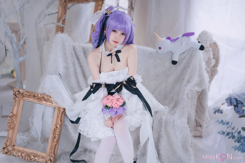 Coser@ Cats: Azur Route Unicorn Bride (23 photos) Coser@ Cats: Azur Route Unicorn Bride (23 photos)