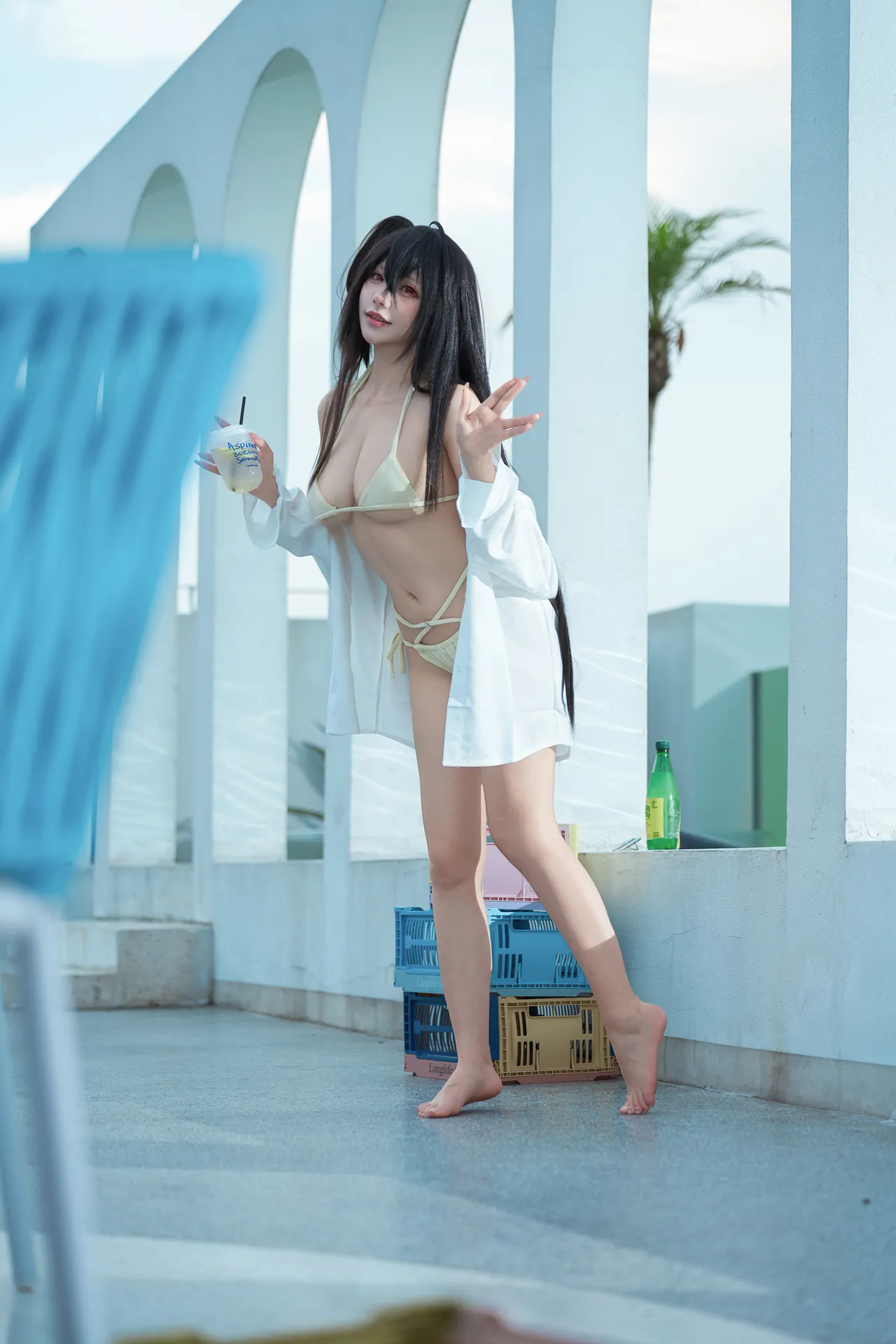 Is it a teddy bear? - Azur Lane Taihou swimsuit Is it a teddy bear? - Azur Lane Taihou swimsuit