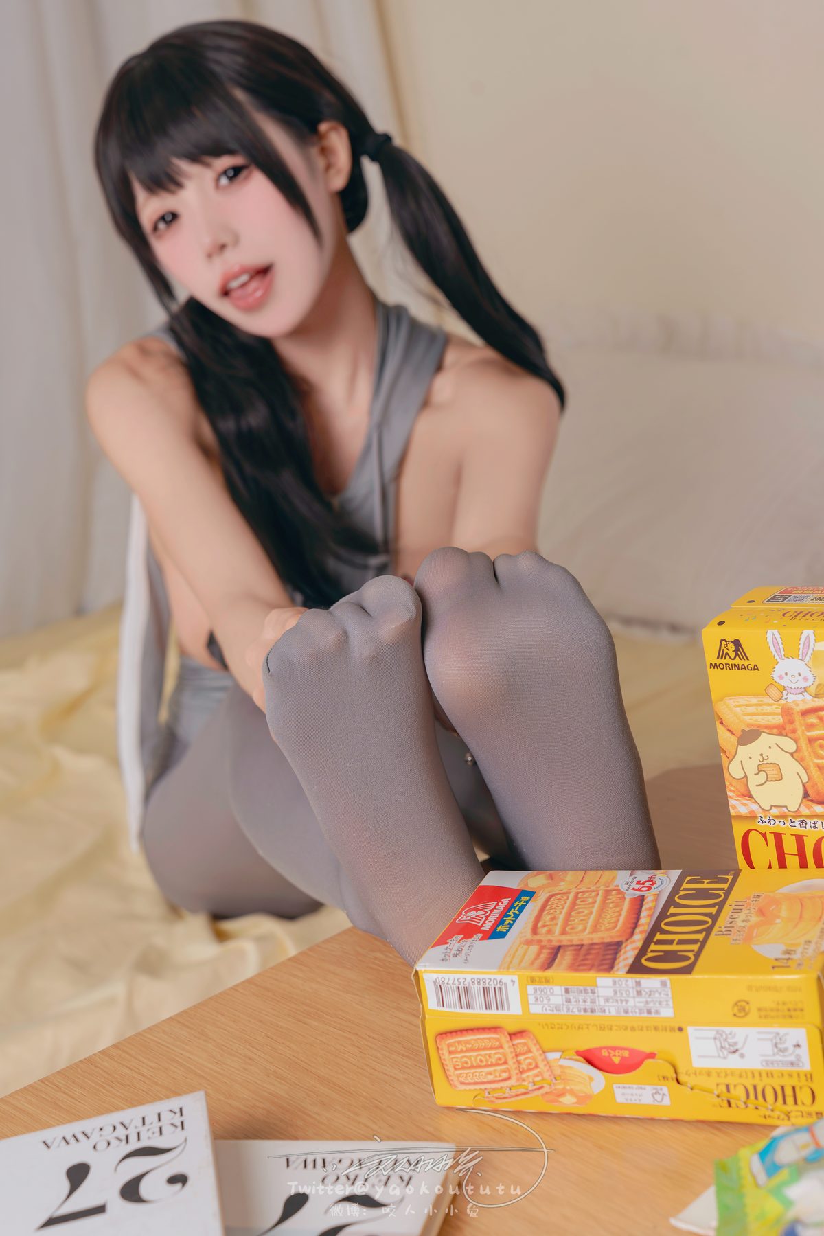 Coser@黏黏团子兔 - 小灰兔 622 Coser@黏黏团子兔 - 小灰兔 622