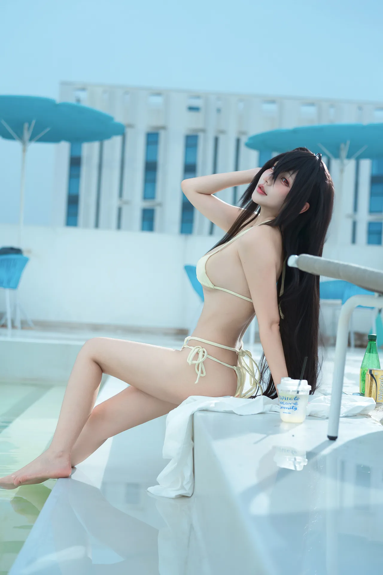 Is it a teddy bear? - Azur Lane Taihou swimsuit Is it a teddy bear? - Azur Lane Taihou swimsuit