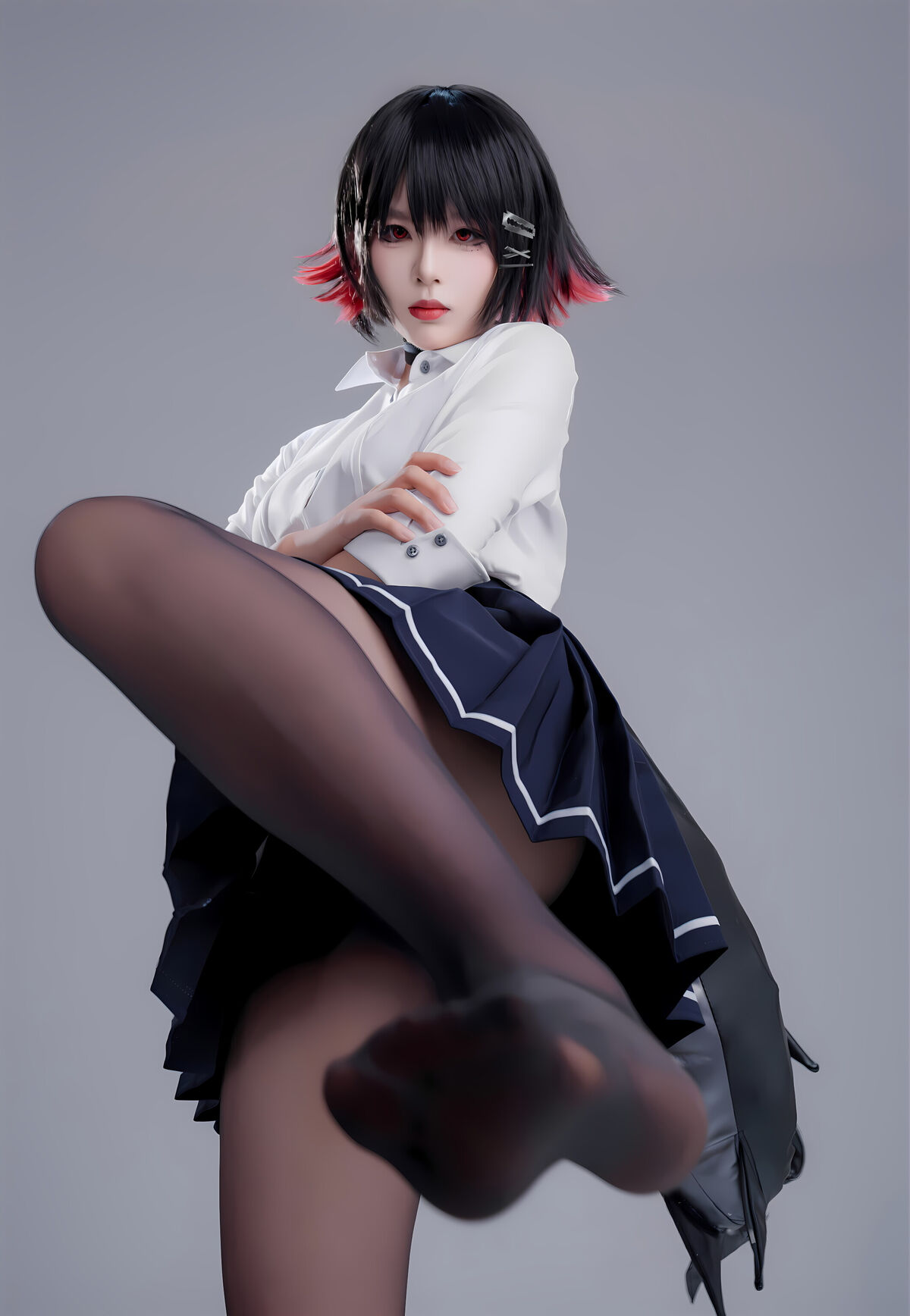 Coser@轩萧学姐 - 鲨鱼妹JK Part02 (51P) Coser@轩萧学姐 - 鲨鱼妹JK Part02 (51P)