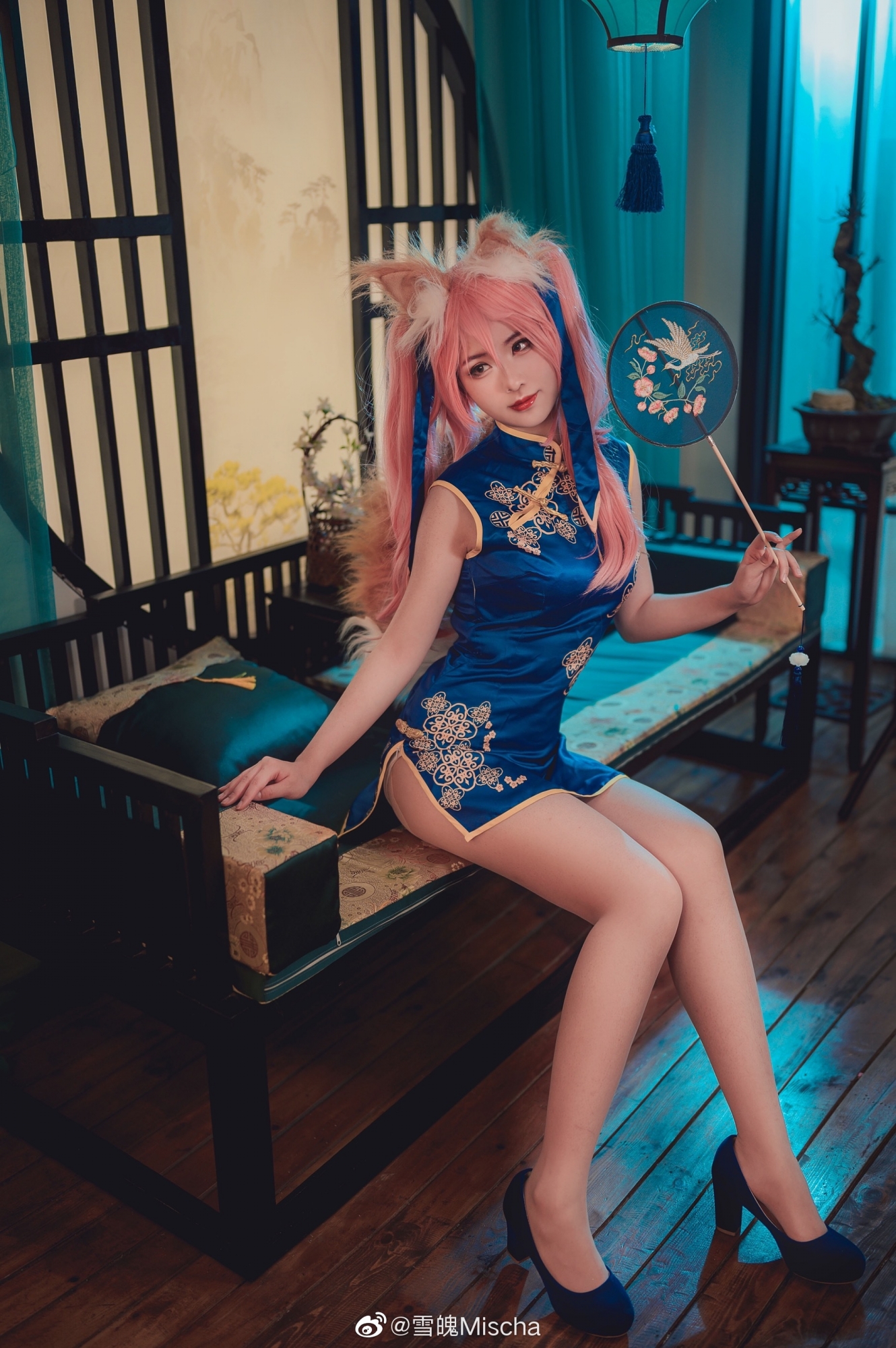 FGO Jade Algae Front Cheongsam FGO Jade Algae Front Cheongsam
