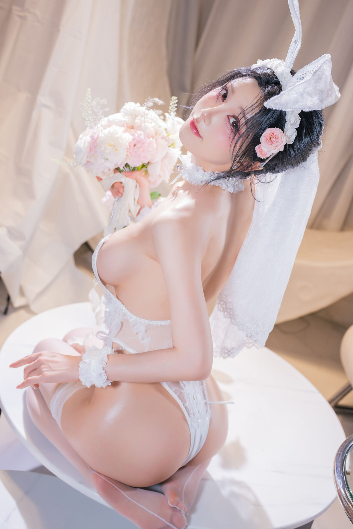 Coser@水淼Aqua - Aqua Birthday Bunny 生日婚纱兔女郎 (55P) Coser@水淼Aqua - Aqua Birthday Bunny 生日婚纱兔女郎 (55P)