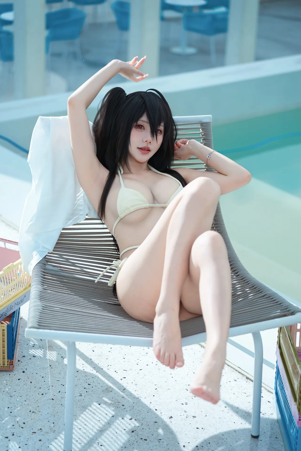 Is it a teddy bear? - Azur Lane Taihou swimsuit Is it a teddy bear? - Azur Lane Taihou swimsuit