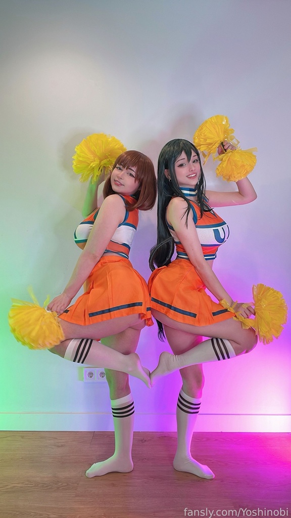 Hidori Rose & Yoshinobi – Tsuyu Asui & Ochako Uraraka (Cheerleader) Hidori Rose & Yoshinobi – Tsuyu Asui & Ochako Uraraka (Cheerleader)
