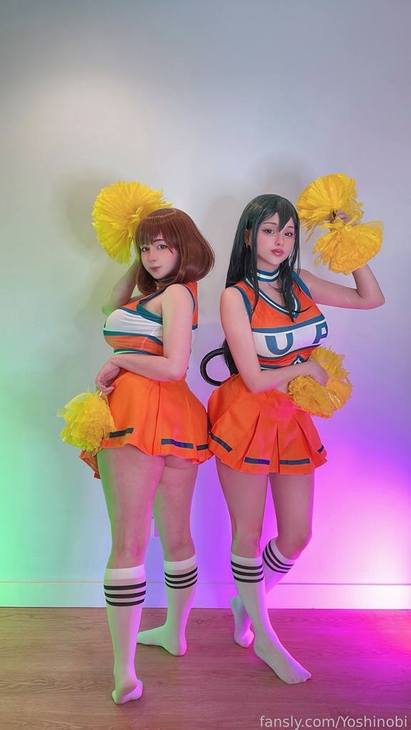 Hidori Rose & Yoshinobi – Tsuyu Asui & Ochako Uraraka (Cheerleader) Hidori Rose & Yoshinobi – Tsuyu Asui & Ochako Uraraka (Cheerleader)