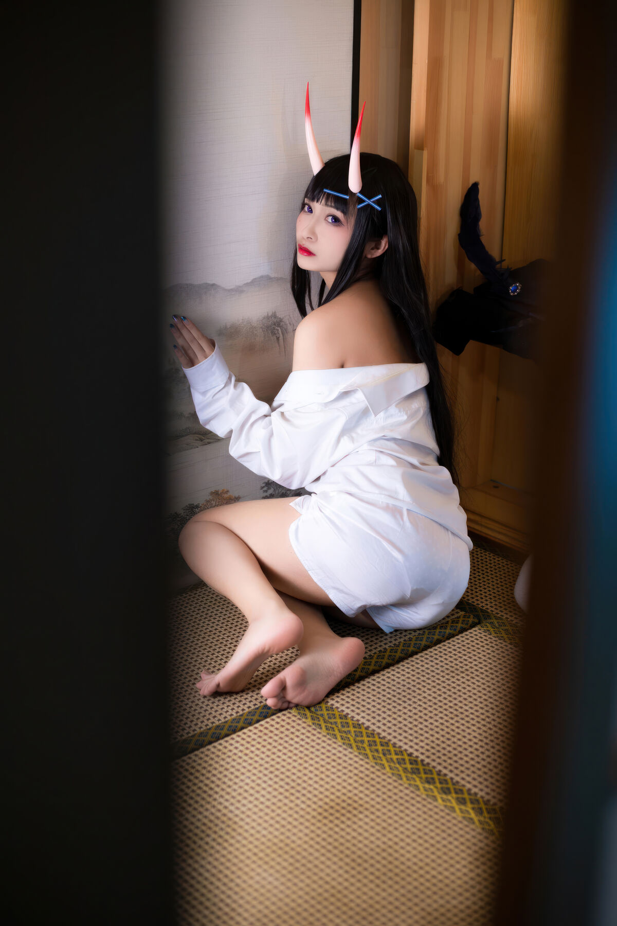 Coser@ LoLiSAMA - Azur Route - Noshiro Shirt (74P) Coser@ LoLiSAMA - Azur Route - Noshiro Shirt (74P)
