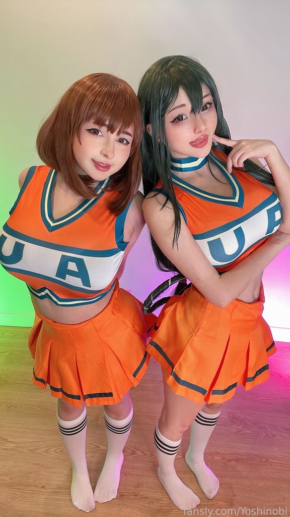 Hidori Rose & Yoshinobi – Tsuyu Asui & Ochako Uraraka (Cheerleader) Hidori Rose & Yoshinobi – Tsuyu Asui & Ochako Uraraka (Cheerleader)