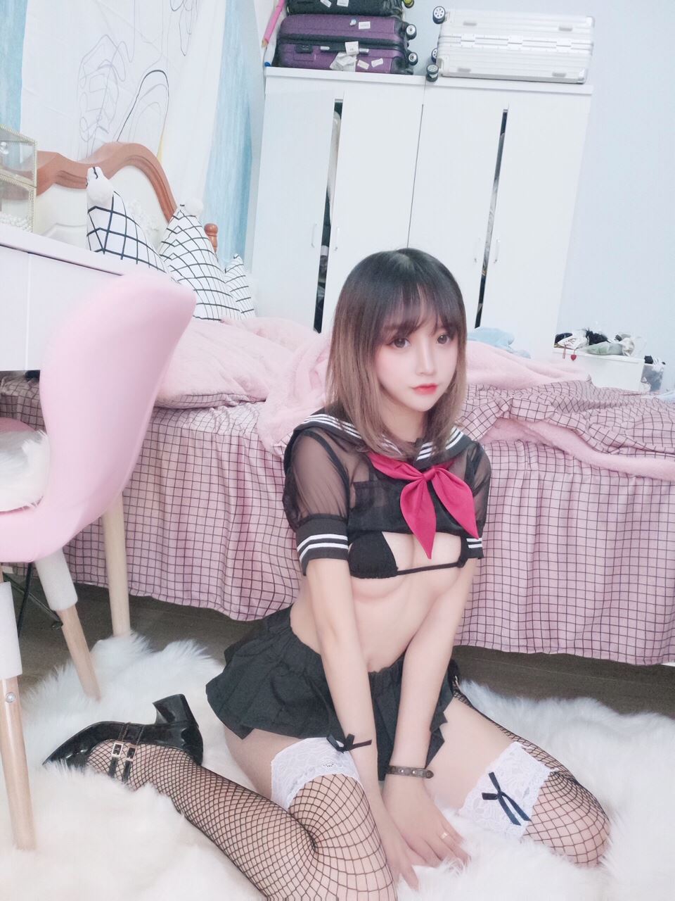 Expired rice thread meow -NO. 0068 transparent JK net socks Expired rice thread meow -NO. 0068 transparent JK net socks