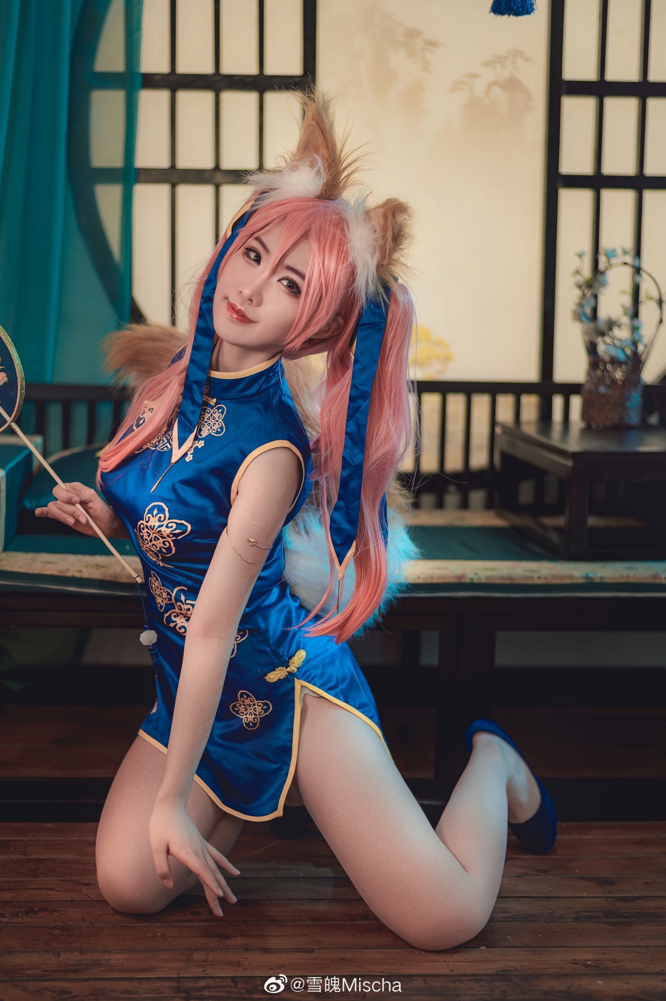 FGO Jade Algae Front Cheongsam FGO Jade Algae Front Cheongsam