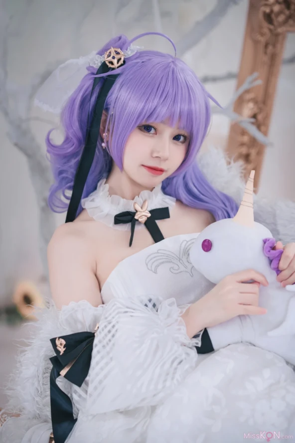 Coser@ Cats: Azur Route Unicorn Bride (23 photos) 1 Coser@ Cats: Azur Route Unicorn Bride (23 photos)