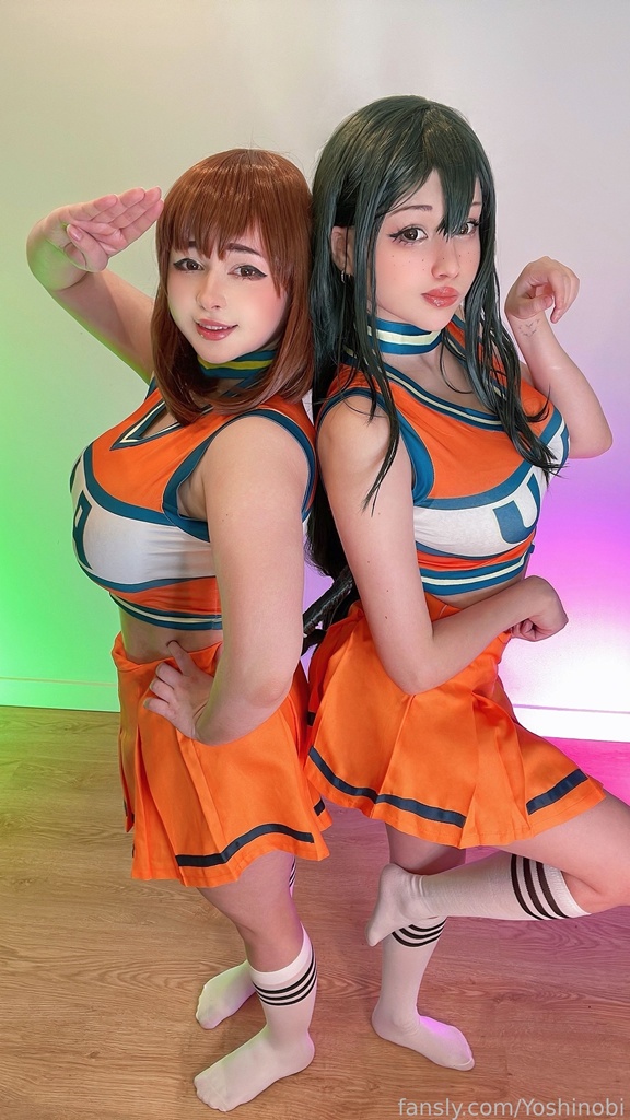 Hidori Rose & Yoshinobi – Tsuyu Asui & Ochako Uraraka (Cheerleader) Hidori Rose & Yoshinobi – Tsuyu Asui & Ochako Uraraka (Cheerleader)