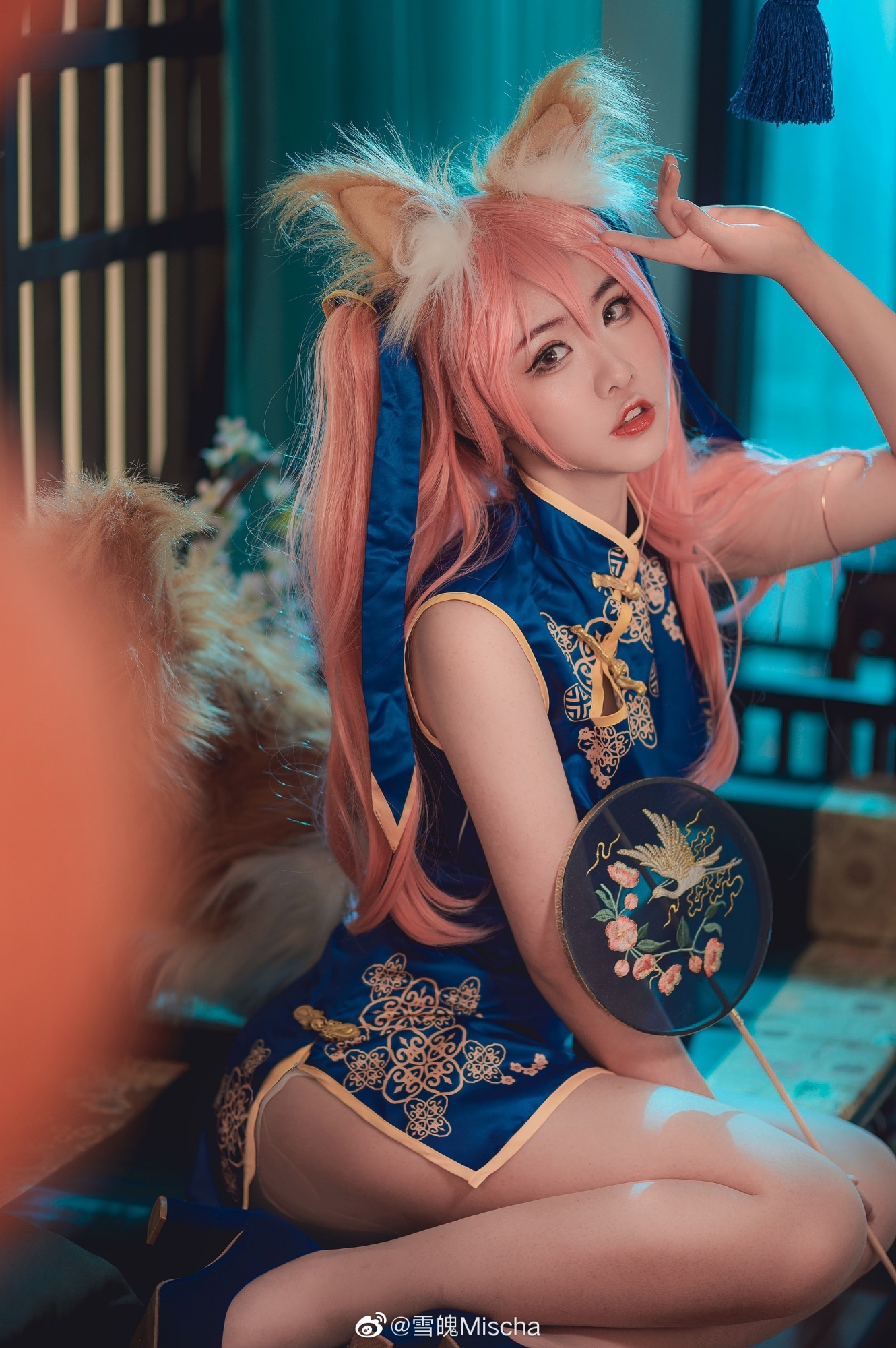FGO Jade Algae Front Cheongsam FGO Jade Algae Front Cheongsam
