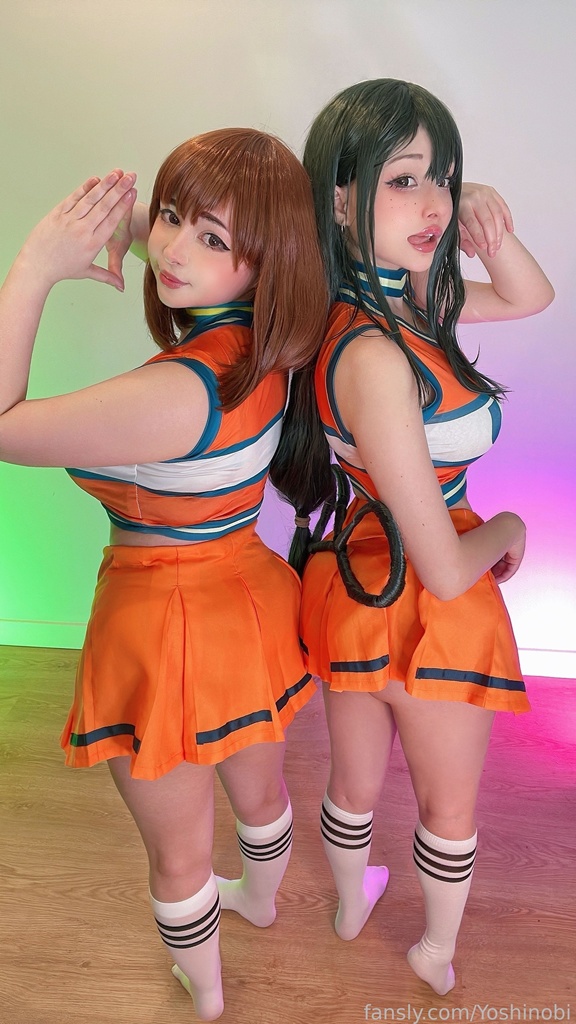 Hidori Rose & Yoshinobi – Tsuyu Asui & Ochako Uraraka (Cheerleader) Hidori Rose & Yoshinobi – Tsuyu Asui & Ochako Uraraka (Cheerleader)