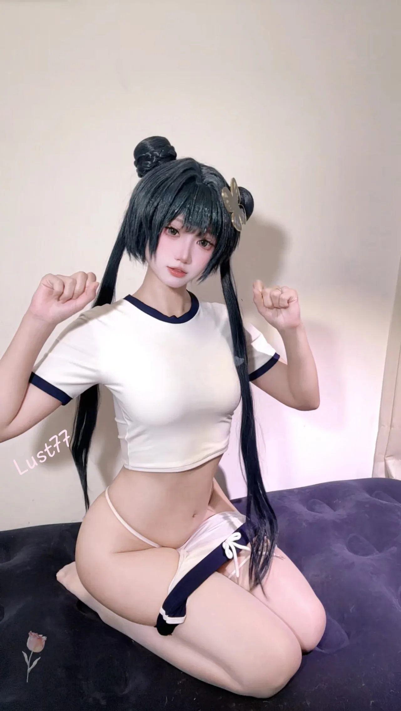 Qiqi, behave - Blue Archive Fei Saki Gymnastics outfit selfie Qiqi, behave - Blue Archive Fei Saki Gymnastics outfit selfie