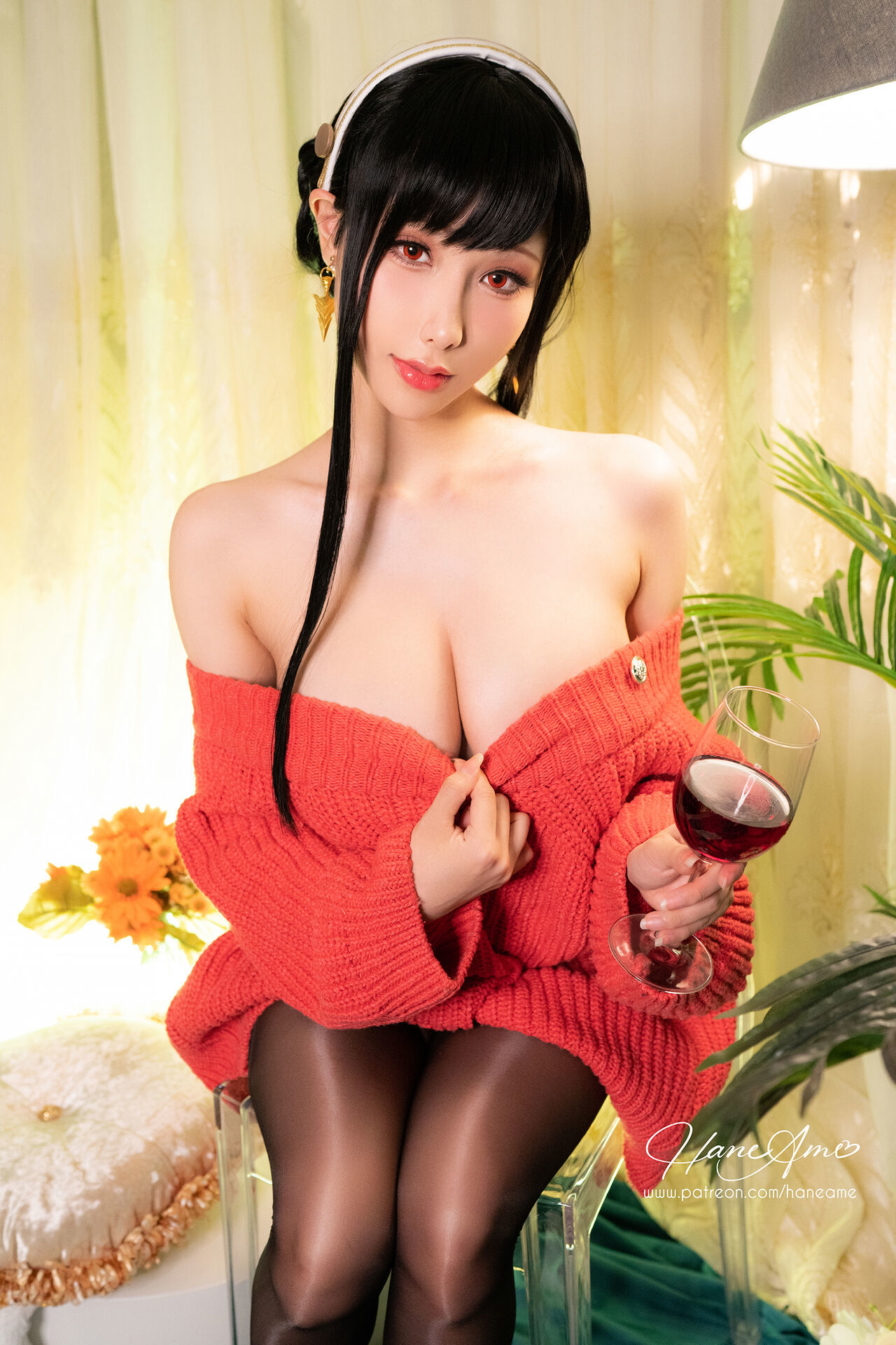 HaneAme - Yor Forger Red Sweater HaneAme - Yor Forger Red Sweater
