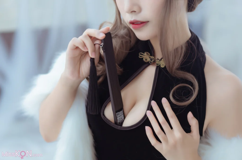 Coser@Neko-薇薇: 改良黑旗袍 (35 photos) 1 Coser@Neko-薇薇: 改良黑旗袍 (35 photos) 1