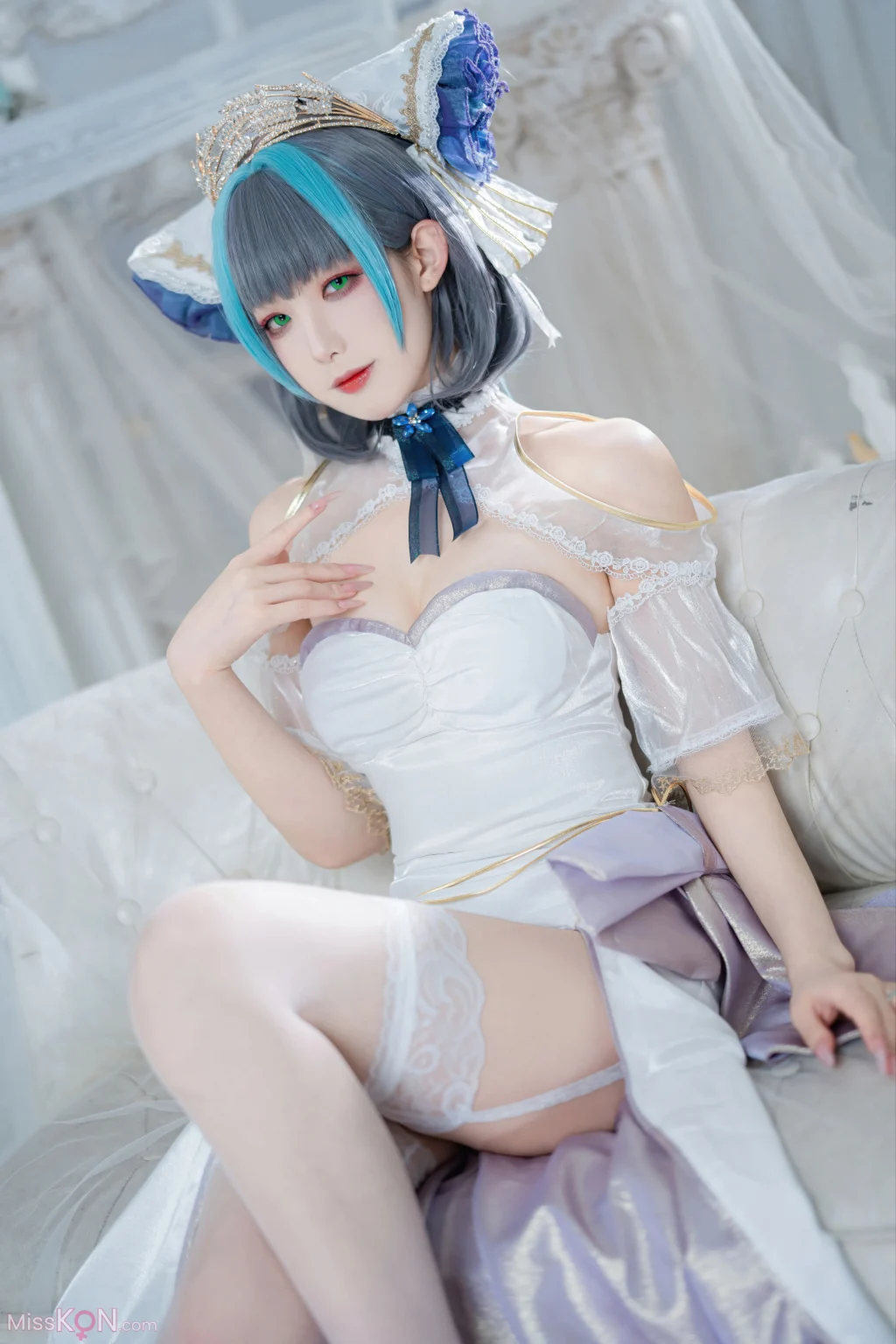 Coser@ Frontier V: Azur Lane Cheshire Oath Dress (18 photos) Coser@ Frontier V: Azur Lane Cheshire Oath Dress (18 photos)