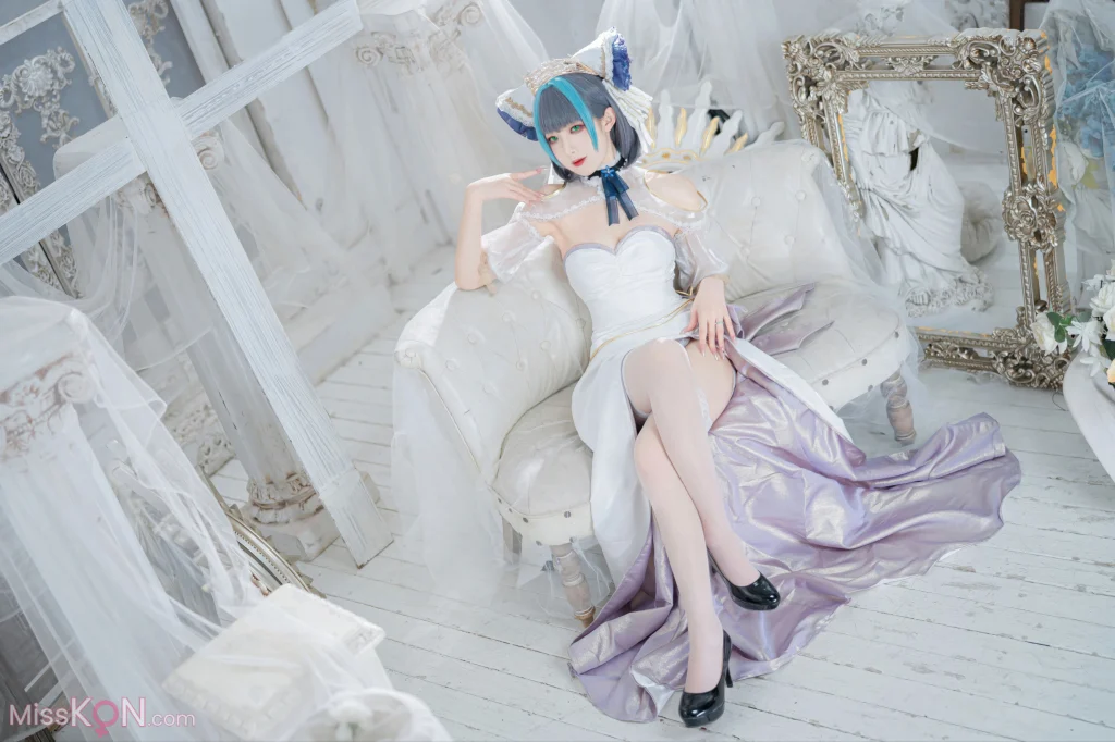 Coser@ Frontier V: Azur Lane Cheshire Oath Dress (18 photos) Coser@ Frontier V: Azur Lane Cheshire Oath Dress (18 photos)