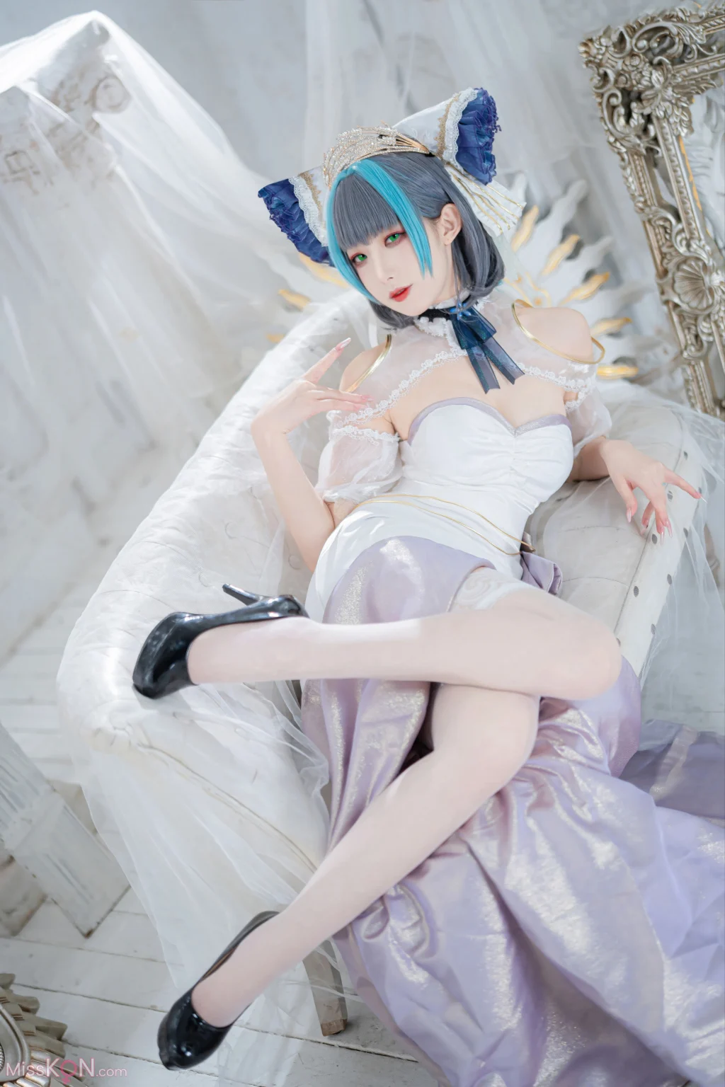 Coser@ Frontier V: Azur Lane Cheshire Oath Dress (18 photos) Coser@ Frontier V: Azur Lane Cheshire Oath Dress (18 photos)