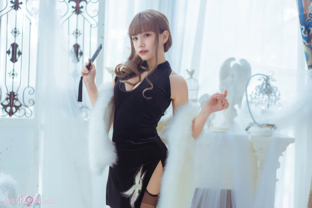 Coser@Neko-薇薇: 改良黑旗袍 (35 photos) 1 Coser@Neko-薇薇: 改良黑旗袍 (35 photos) 1