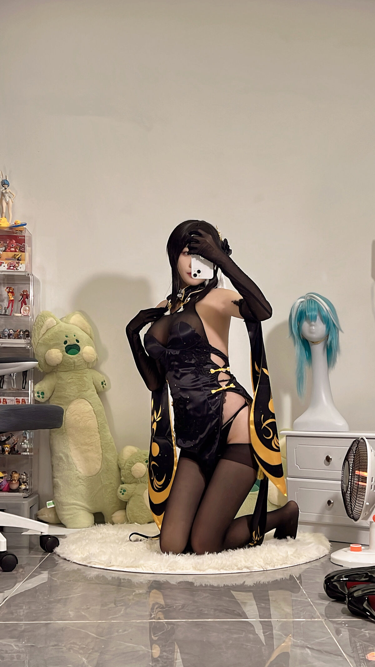 Coser@ Wuyingmeow Meow Ghost - Zhenhai Black Qipao Part01 (67P - 4V) Coser@ Wuyingmeow Meow Ghost - Zhenhai Black Qipao Part01 (67P - 4V)
