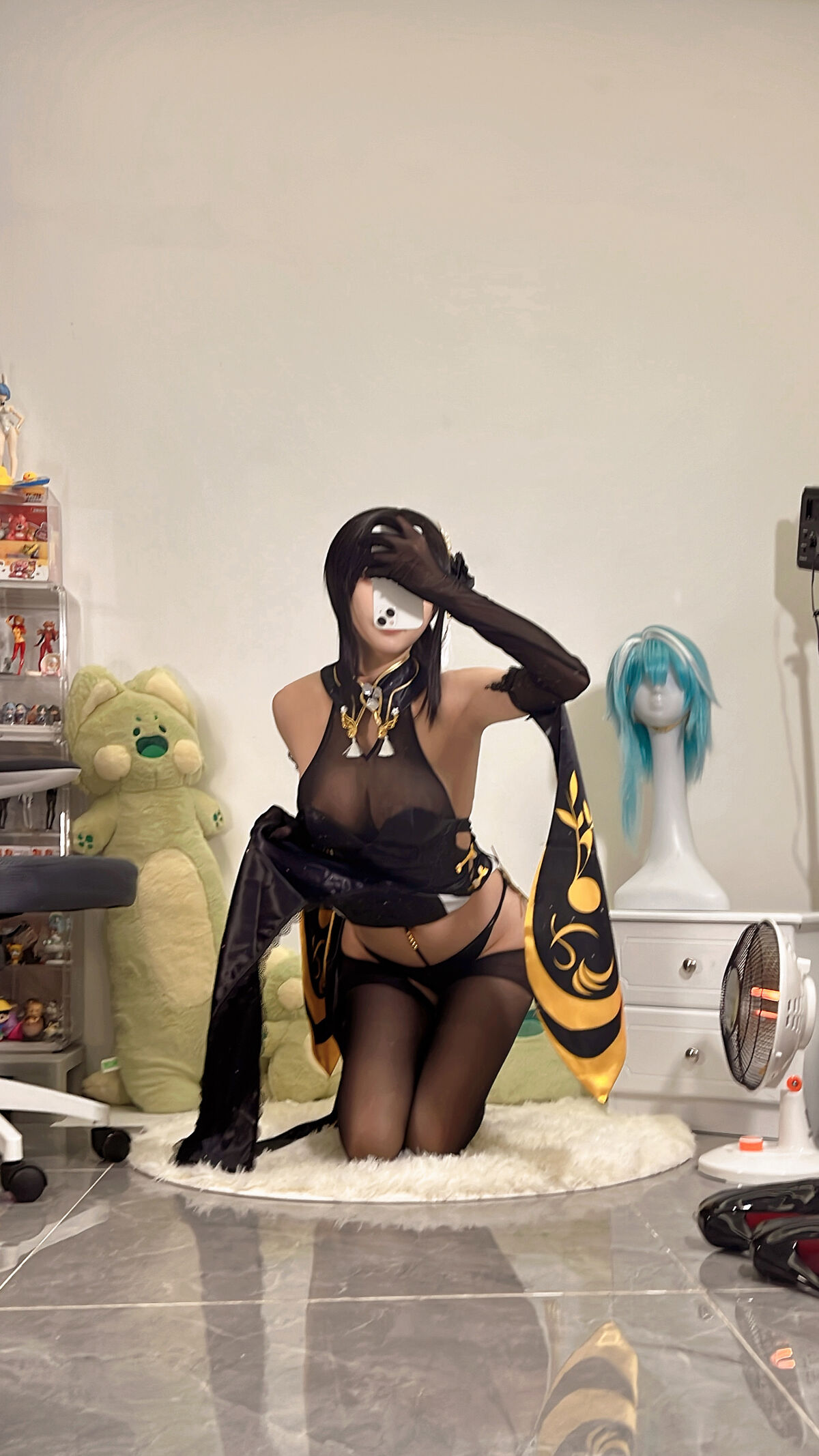 Coser@ Wuyingmeow Meow Ghost - Zhenhai Black Qipao Part01 (67P - 4V) Coser@ Wuyingmeow Meow Ghost - Zhenhai Black Qipao Part01 (67P - 4V)