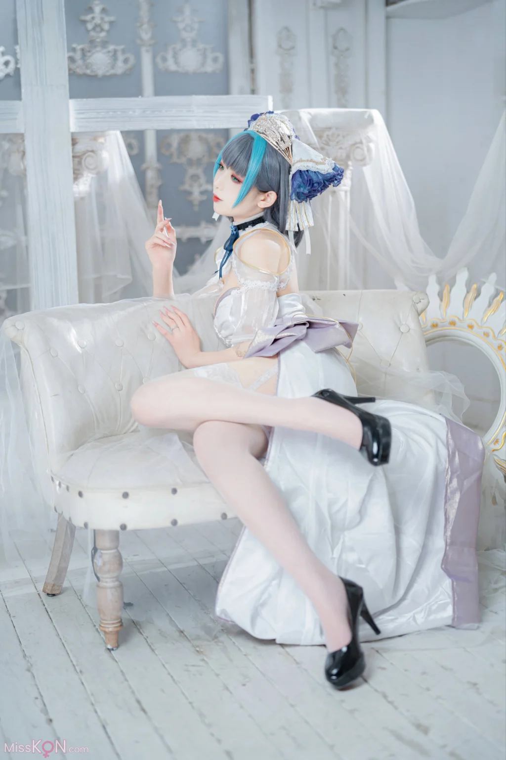 Coser@ Frontier V: Azur Lane Cheshire Oath Dress (18 photos) Coser@ Frontier V: Azur Lane Cheshire Oath Dress (18 photos)