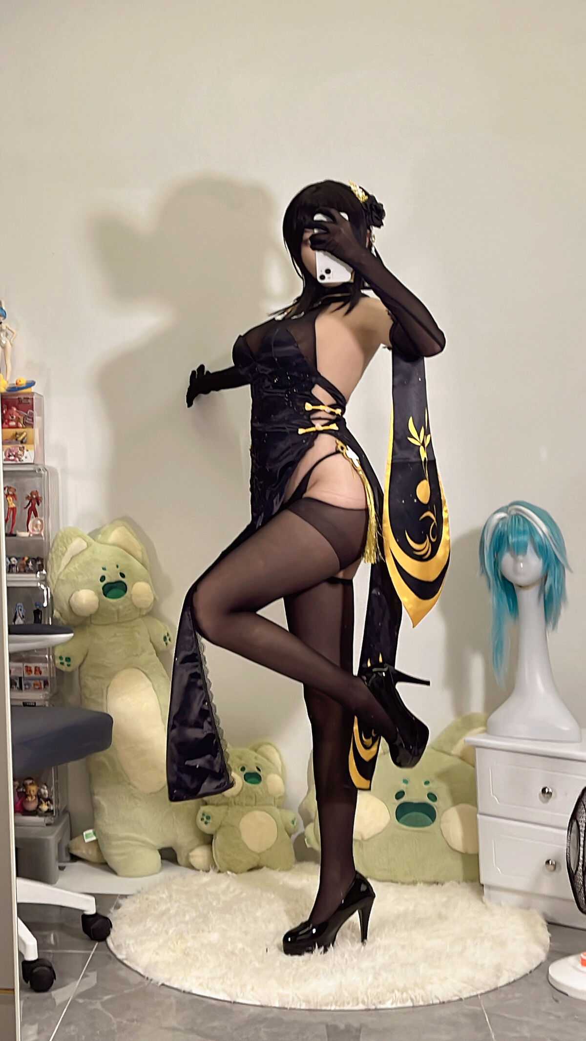 Coser@ Wuyingmeow Meow Ghost - Zhenhai Black Qipao Part01 (67P - 4V) Coser@ Wuyingmeow Meow Ghost - Zhenhai Black Qipao Part01 (67P - 4V)