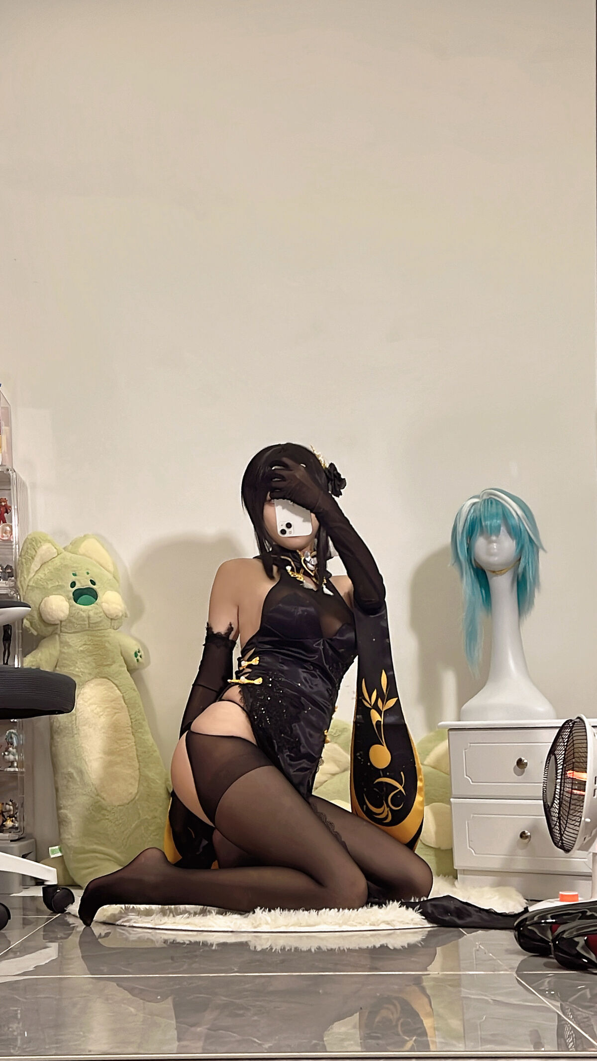 Coser@ Wuyingmeow Meow Ghost - Zhenhai Black Qipao Part01 (67P - 4V) Coser@ Wuyingmeow Meow Ghost - Zhenhai Black Qipao Part01 (67P - 4V)