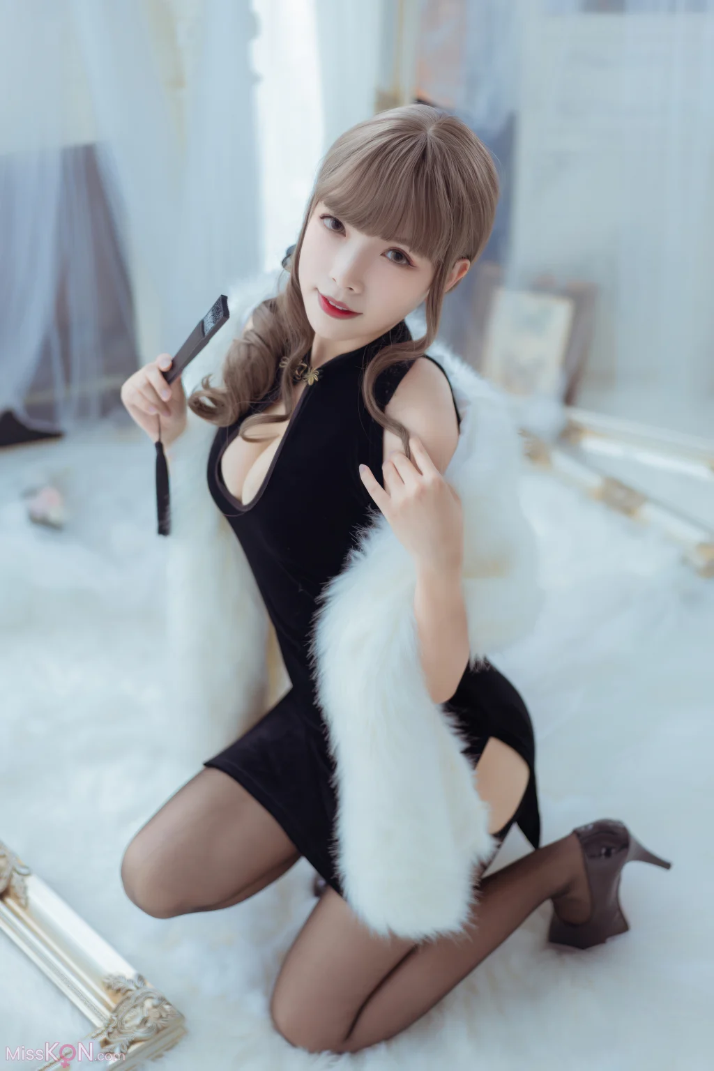 Coser@Neko-薇薇: 改良黑旗袍 (35 photos) 1 Coser@Neko-薇薇: 改良黑旗袍 (35 photos) 1
