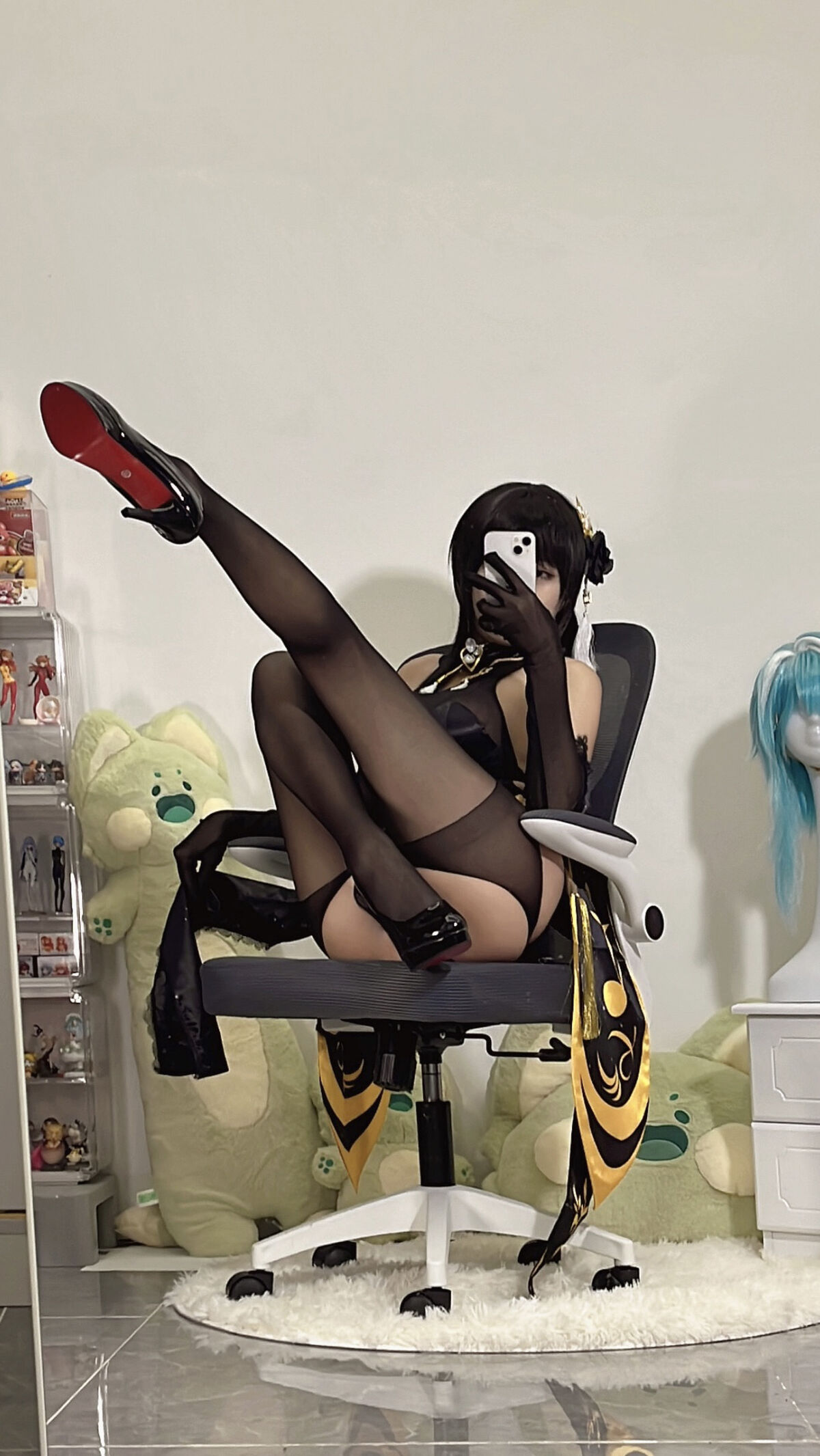 Coser@ Wuyingmeow Meow Ghost - Zhenhai Black Qipao Part01 (67P - 4V) Coser@ Wuyingmeow Meow Ghost - Zhenhai Black Qipao Part01 (67P - 4V)