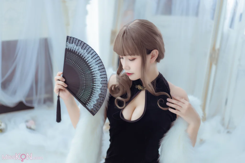 Coser@Neko-薇薇: 改良黑旗袍 (35 photos) 1 Coser@Neko-薇薇: 改良黑旗袍 (35 photos) 1