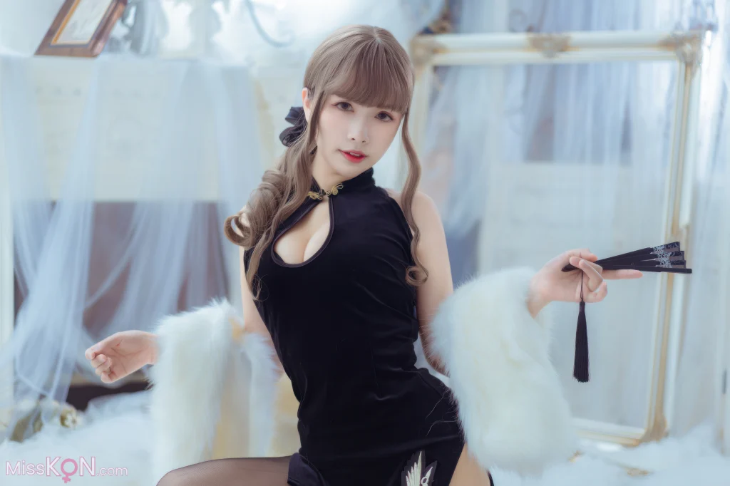 Coser@Neko-薇薇: 改良黑旗袍 (35 photos) 1 Coser@Neko-薇薇: 改良黑旗袍 (35 photos) 1