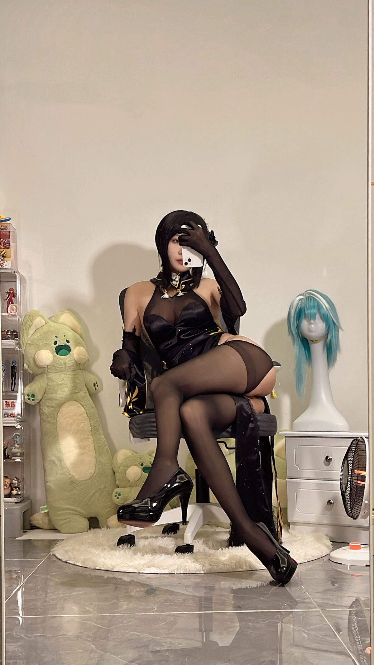 Coser@ Wuyingmeow Meow Ghost - Zhenhai Black Qipao Part01 (67P - 4V) Coser@ Wuyingmeow Meow Ghost - Zhenhai Black Qipao Part01 (67P - 4V)