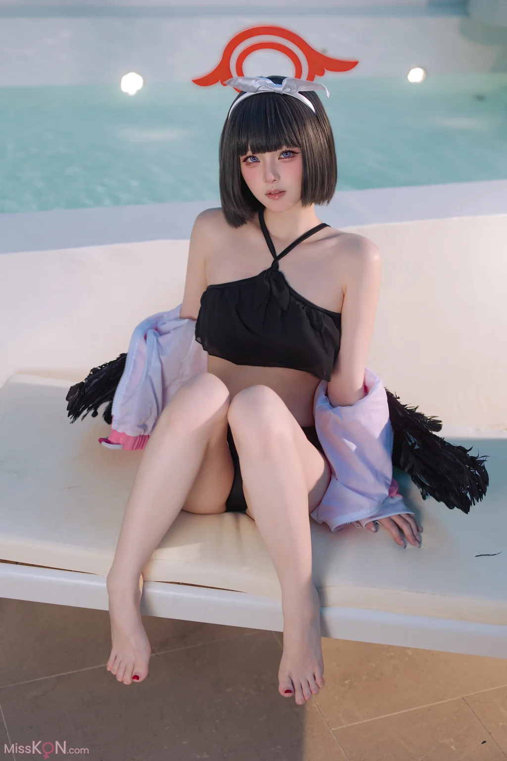 Coser@ Yuyu: Azure Archive Jingshan Pure White Swimsuit (30 photos) Coser@ Yuyu: Azure Archive Jingshan Pure White Swimsuit (30 photos)