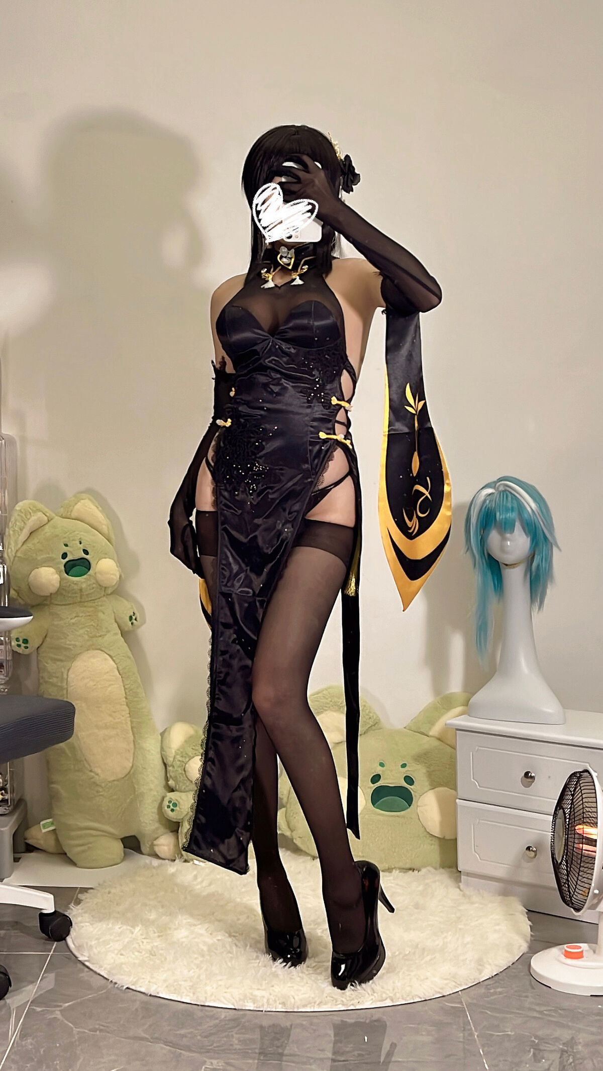 Coser@ Wuyingmeow Meow Ghost - Zhenhai Black Qipao Part01 (67P - 4V) Coser@ Wuyingmeow Meow Ghost - Zhenhai Black Qipao Part01 (67P - 4V)