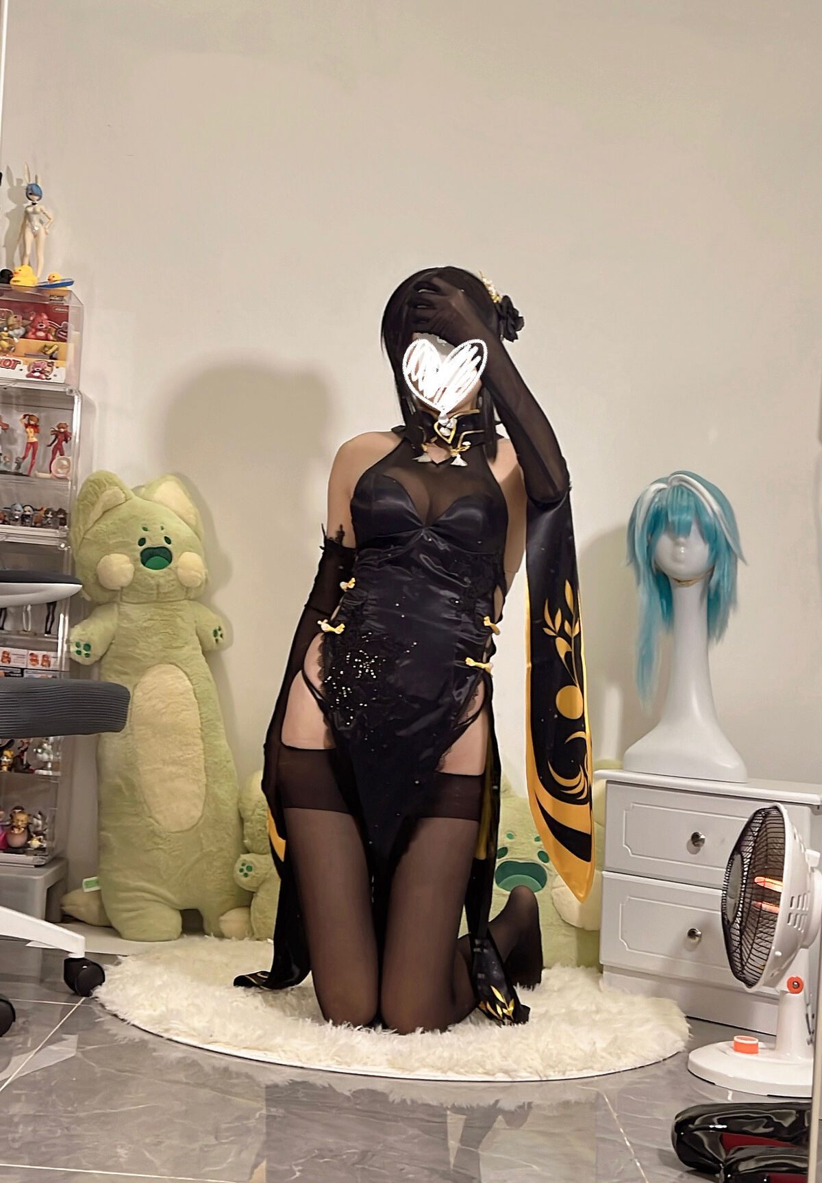 Coser@ Wuyingmeow Meow Ghost - Zhenhai Black Qipao Part01 (67P - 4V) Coser@ Wuyingmeow Meow Ghost - Zhenhai Black Qipao Part01 (67P - 4V)