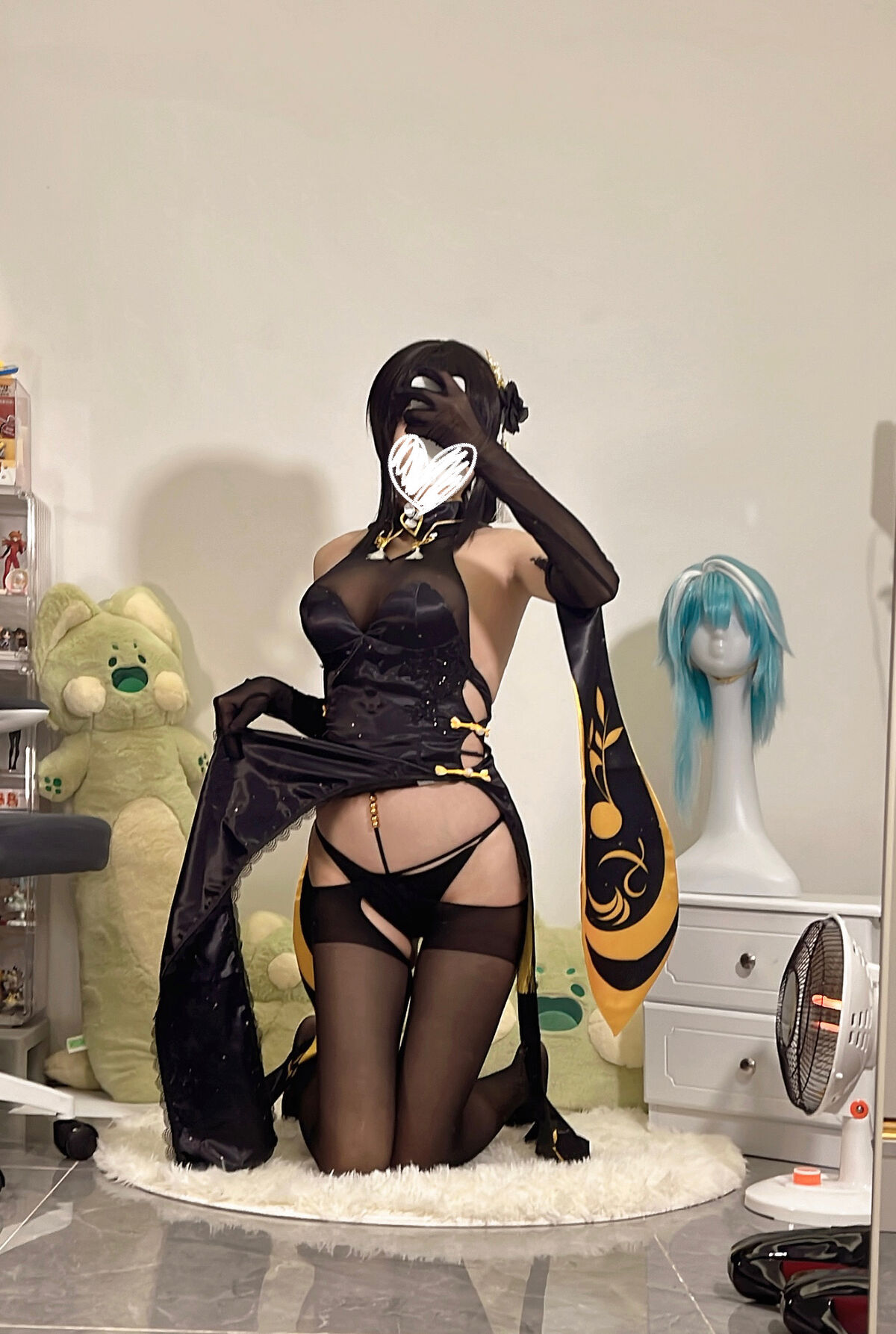Coser@ Wuyingmeow Meow Ghost - Zhenhai Black Qipao Part01 (67P - 4V) Coser@ Wuyingmeow Meow Ghost - Zhenhai Black Qipao Part01 (67P - 4V)