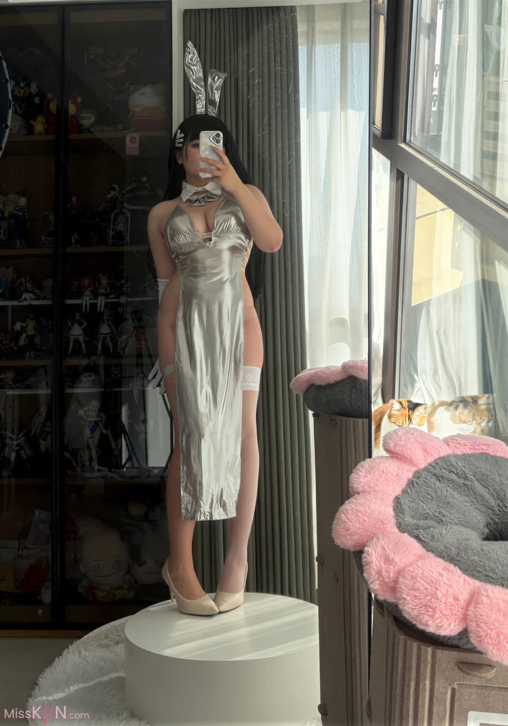 Coser@ Aban is very happy today: Blue Archive Tiaoyue Rion Silver Long Skirt (102 photos + 3 videos) Coser@ Aban is very happy today: Blue Archive Tiaoyue Rion Silver Long Skirt (102 photos + 3 videos)