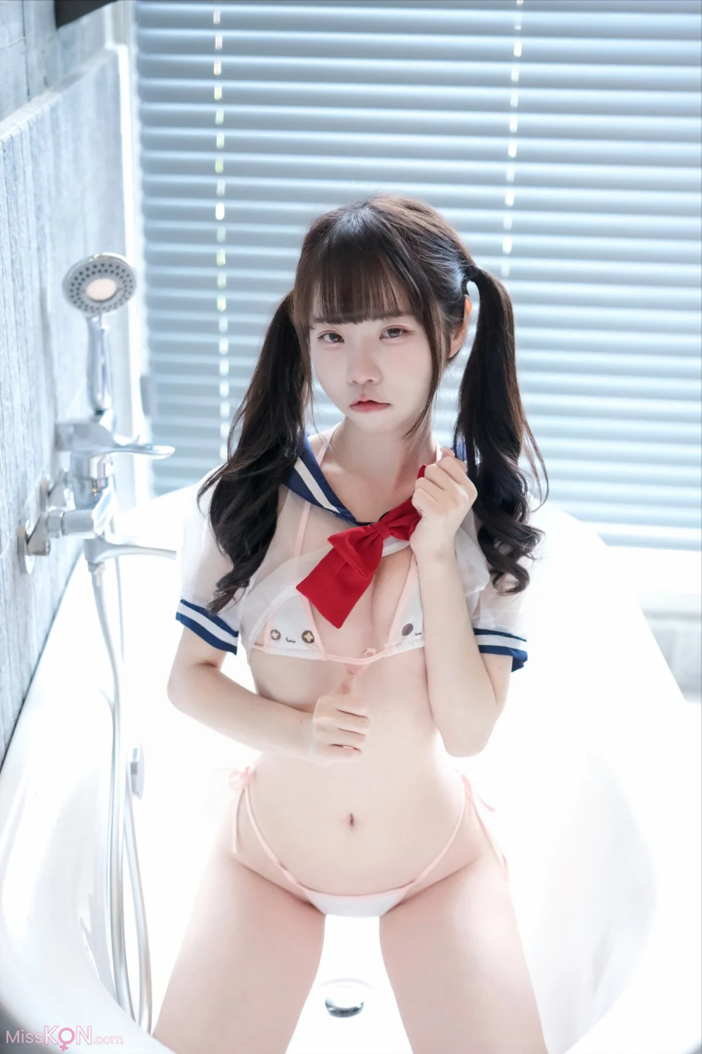 Coser@ Coco Little White Rabbit: Transparent School Uniform (64 photos) Coser@ Coco Little White Rabbit: Transparent School Uniform (64 photos)