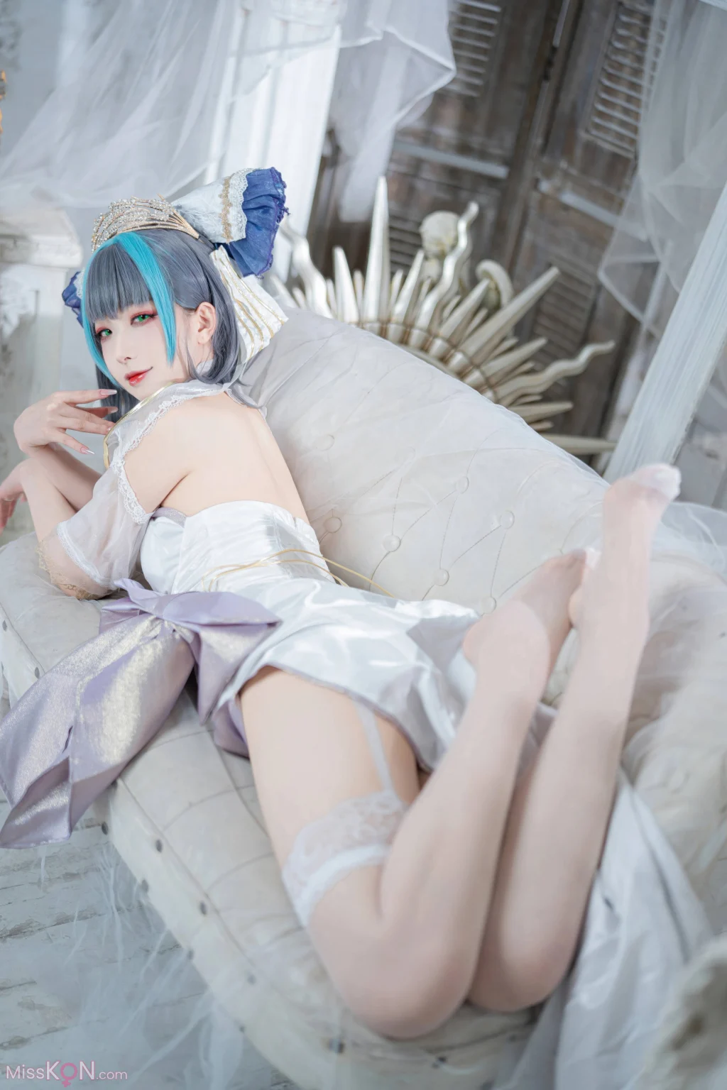 Coser@ Frontier V: Azur Lane Cheshire Oath Dress (18 photos) Coser@ Frontier V: Azur Lane Cheshire Oath Dress (18 photos)