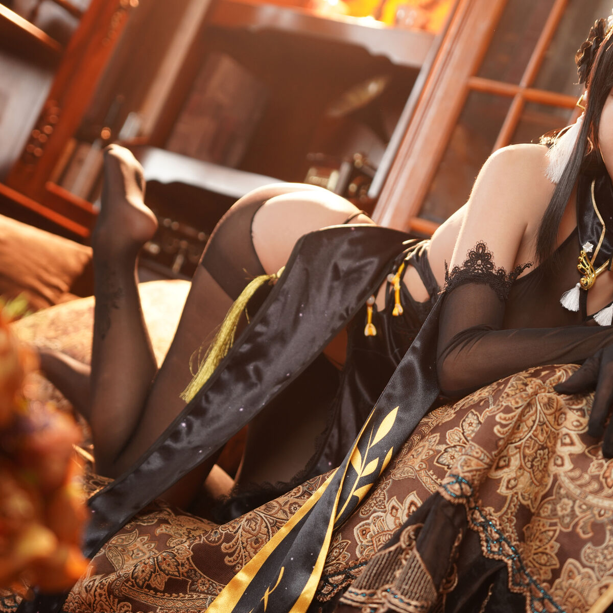 Coser@ Wuyingmeow Meow Ghost - Zhenhai Black Qipao Part01 (67P - 4V) Coser@ Wuyingmeow Meow Ghost - Zhenhai Black Qipao Part01 (67P - 4V)