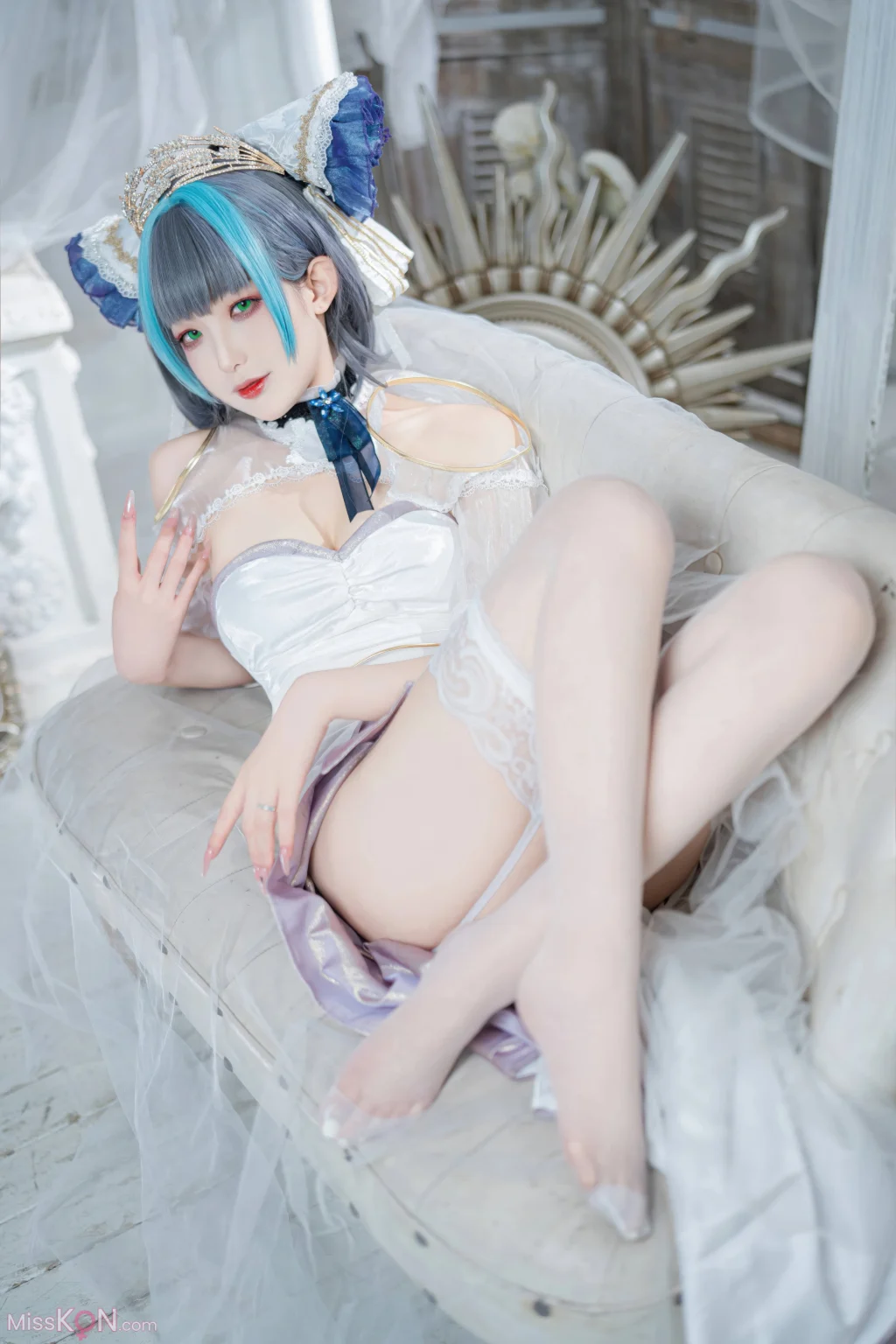 Coser@ Frontier V: Azur Lane Cheshire Oath Dress (18 photos) Coser@ Frontier V: Azur Lane Cheshire Oath Dress (18 photos)