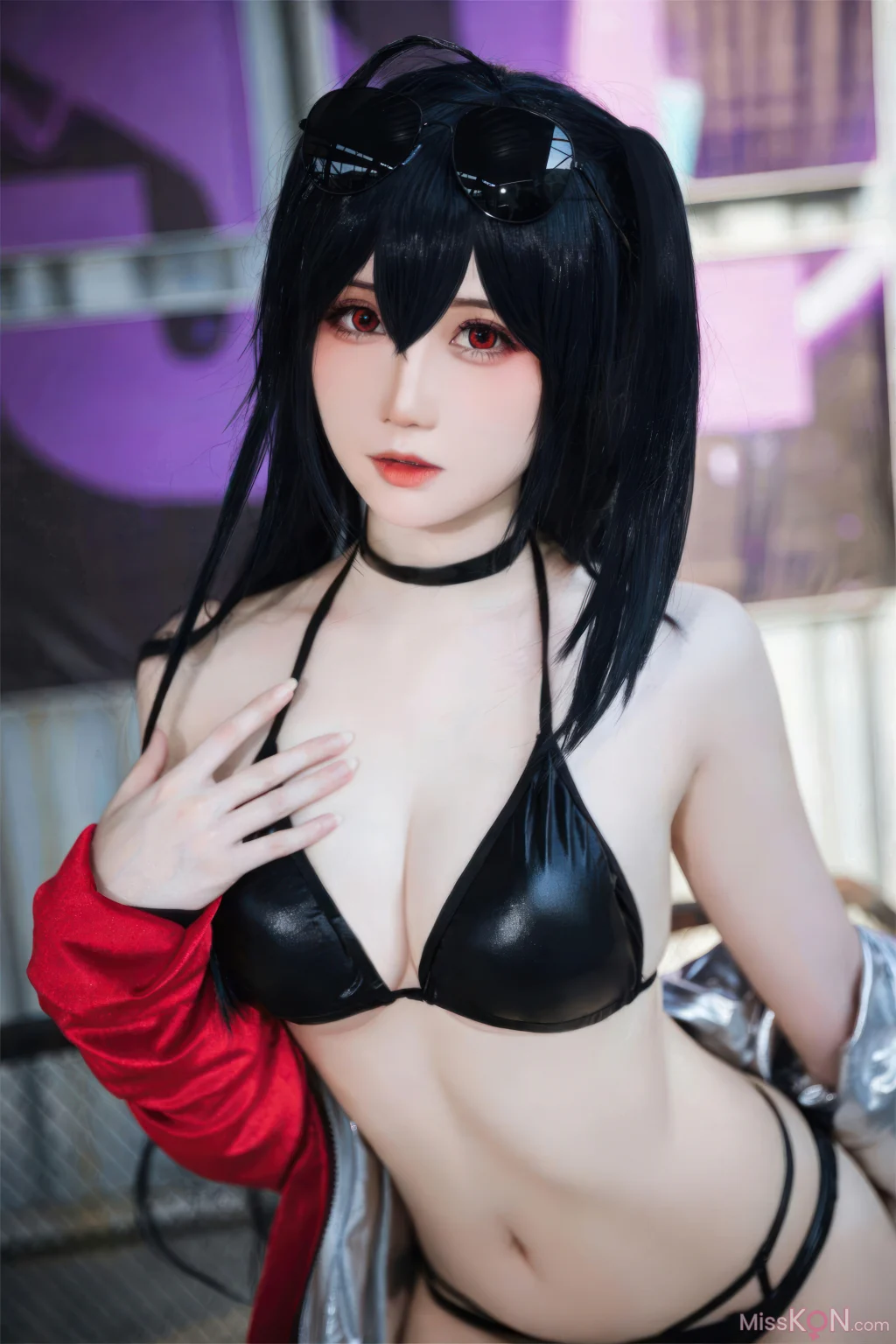 Coser@ Warm Charcoal: Azur Lane Taihou Racing Suit (32 photos) Coser@ Warm Charcoal: Azur Lane Taihou Racing Suit (32 photos)