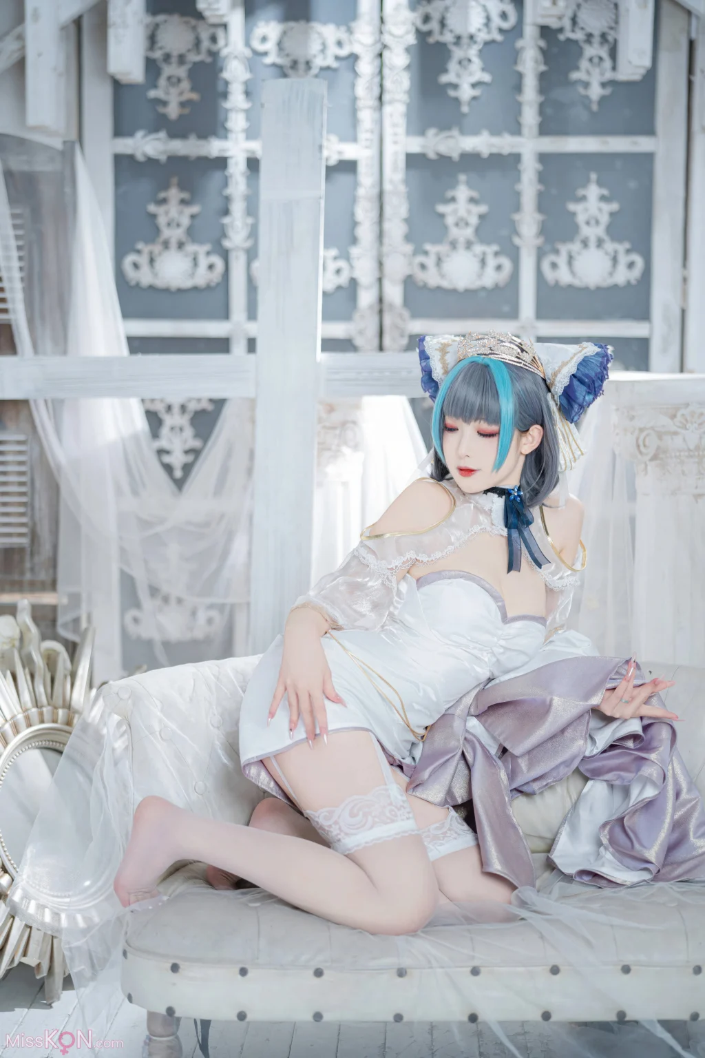 Coser@ Frontier V: Azur Lane Cheshire Oath Dress (18 photos) Coser@ Frontier V: Azur Lane Cheshire Oath Dress (18 photos)