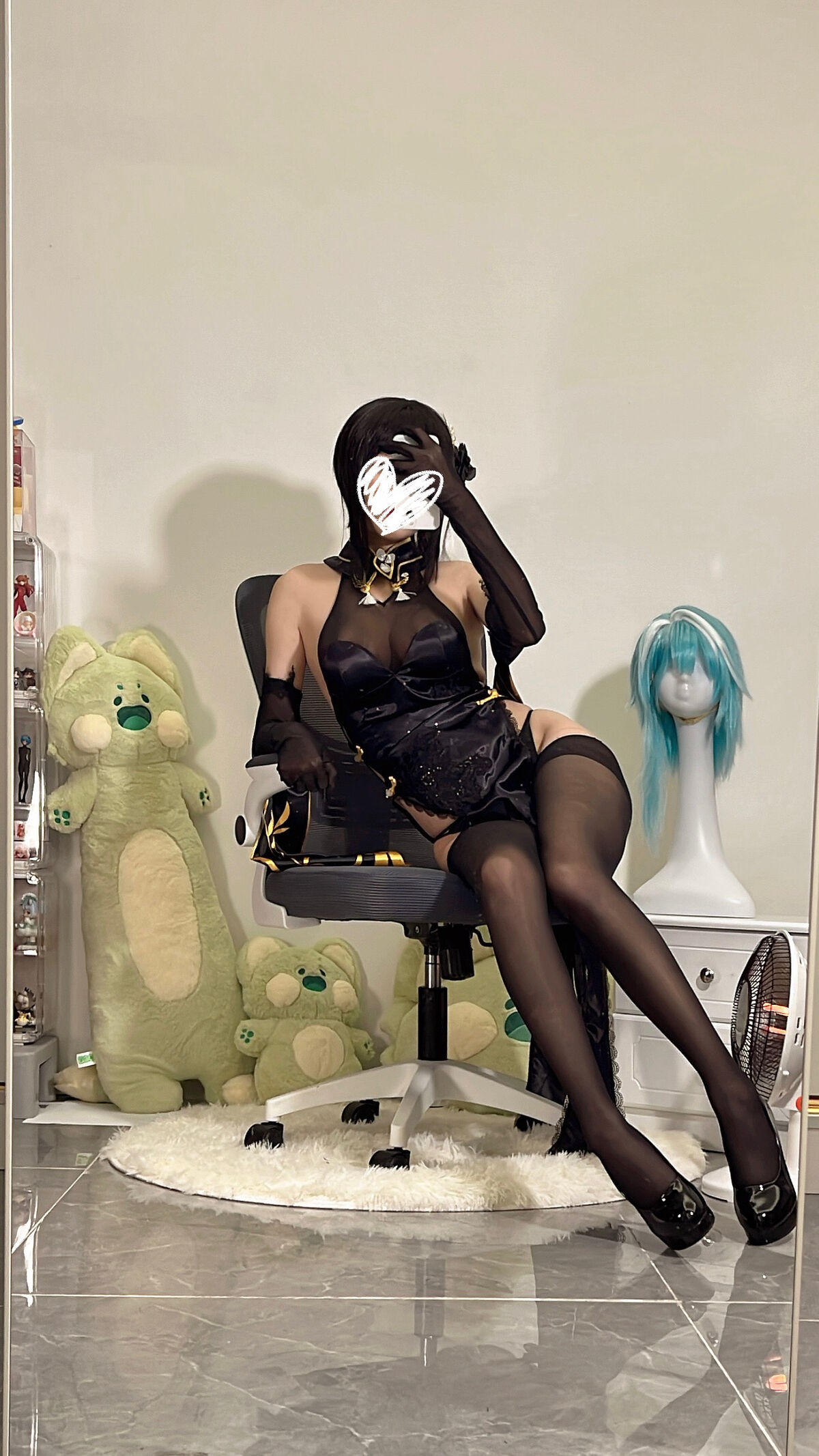 Coser@ Wuyingmeow Meow Ghost - Zhenhai Black Qipao Part01 (67P - 4V) Coser@ Wuyingmeow Meow Ghost - Zhenhai Black Qipao Part01 (67P - 4V)